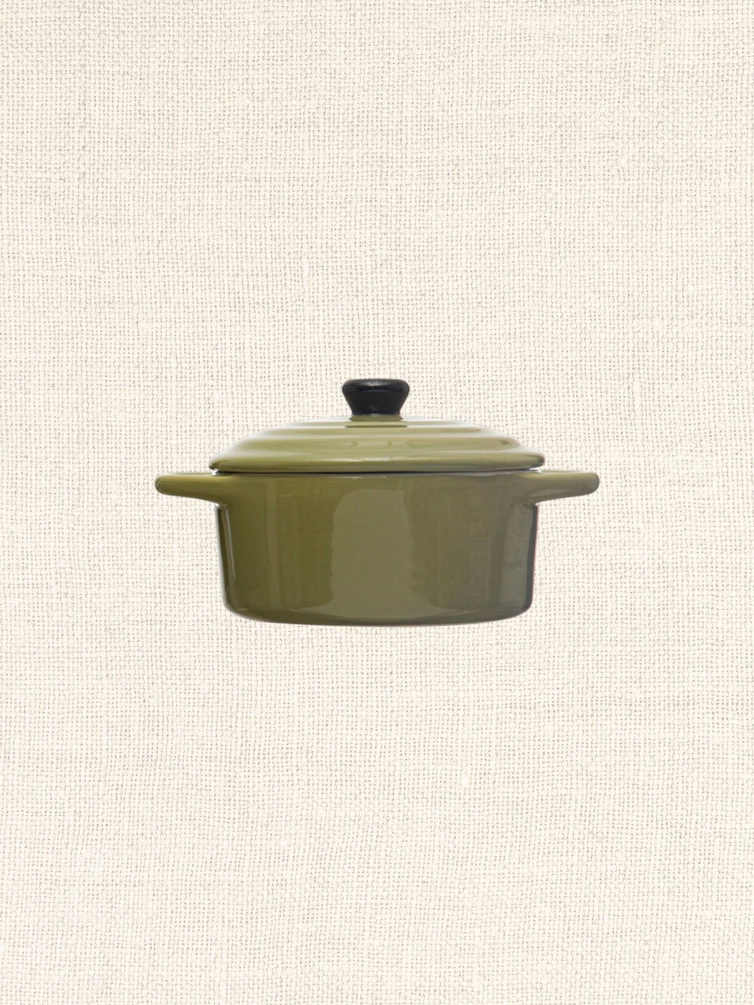 Stoneware Mini Baker w/ Lid