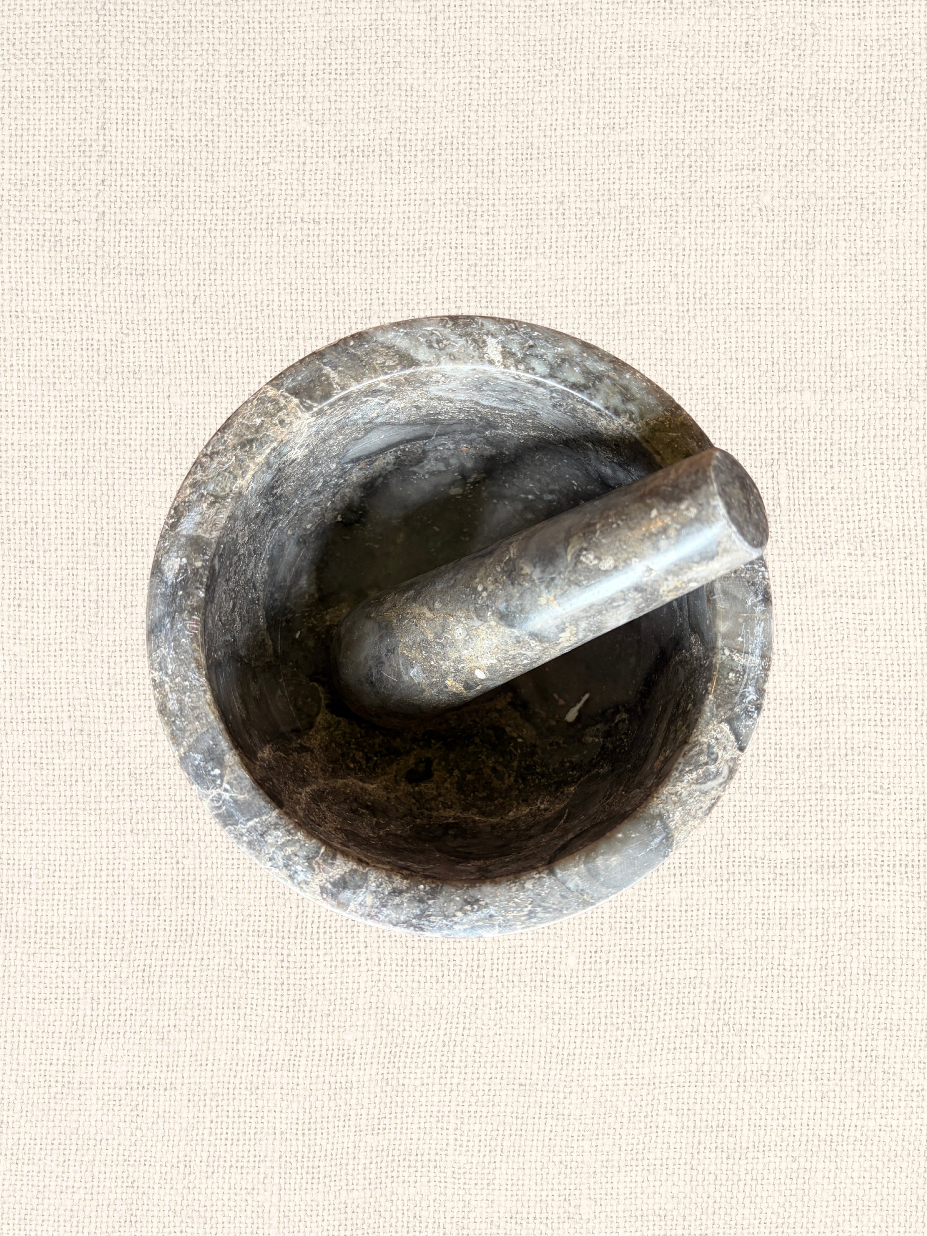 Tripod Marble Pestle & Mortar