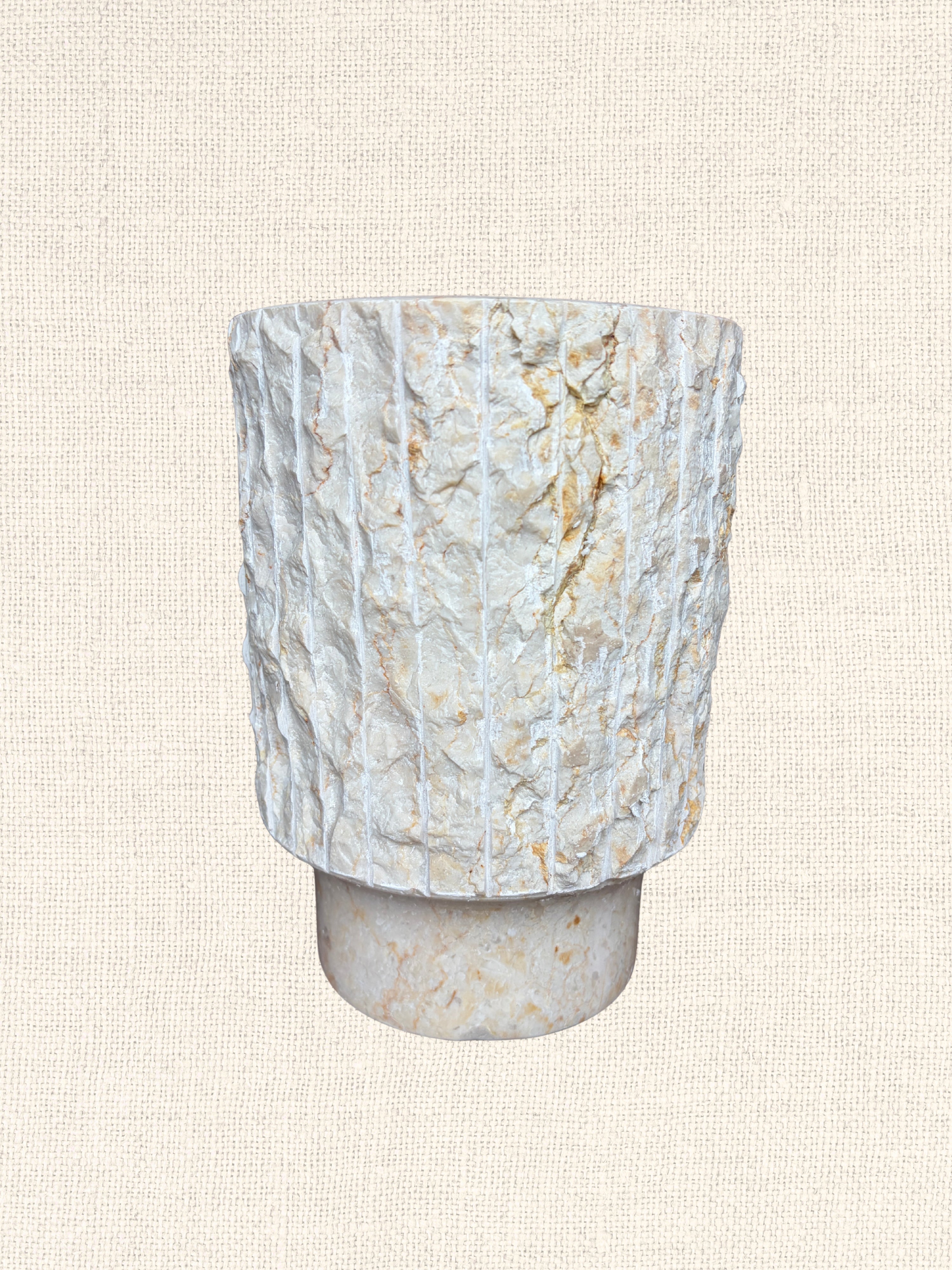 Footed Stone Vessel | Wine Cooler