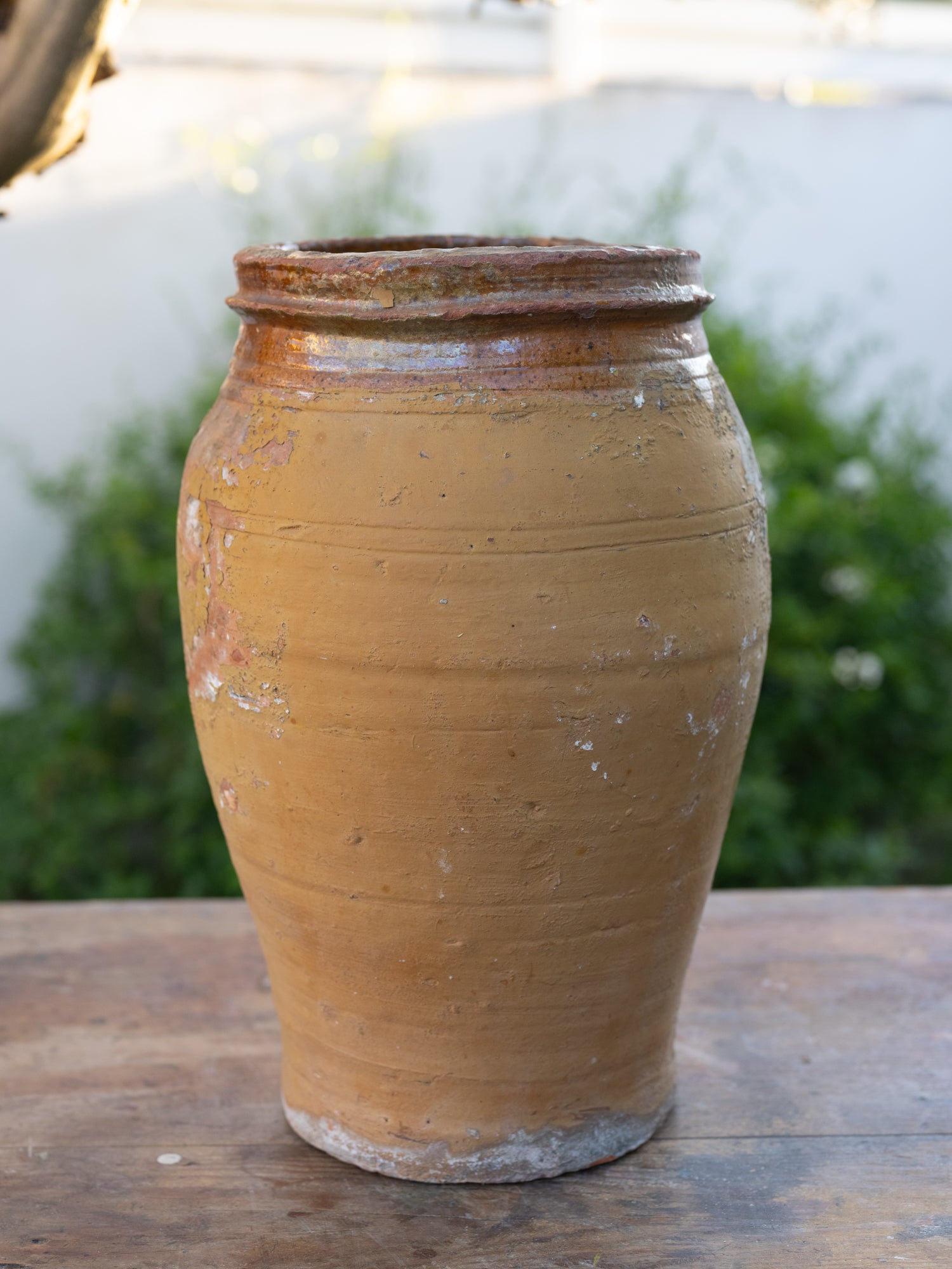 Vintage Moroccan Coastal Jar | Golden