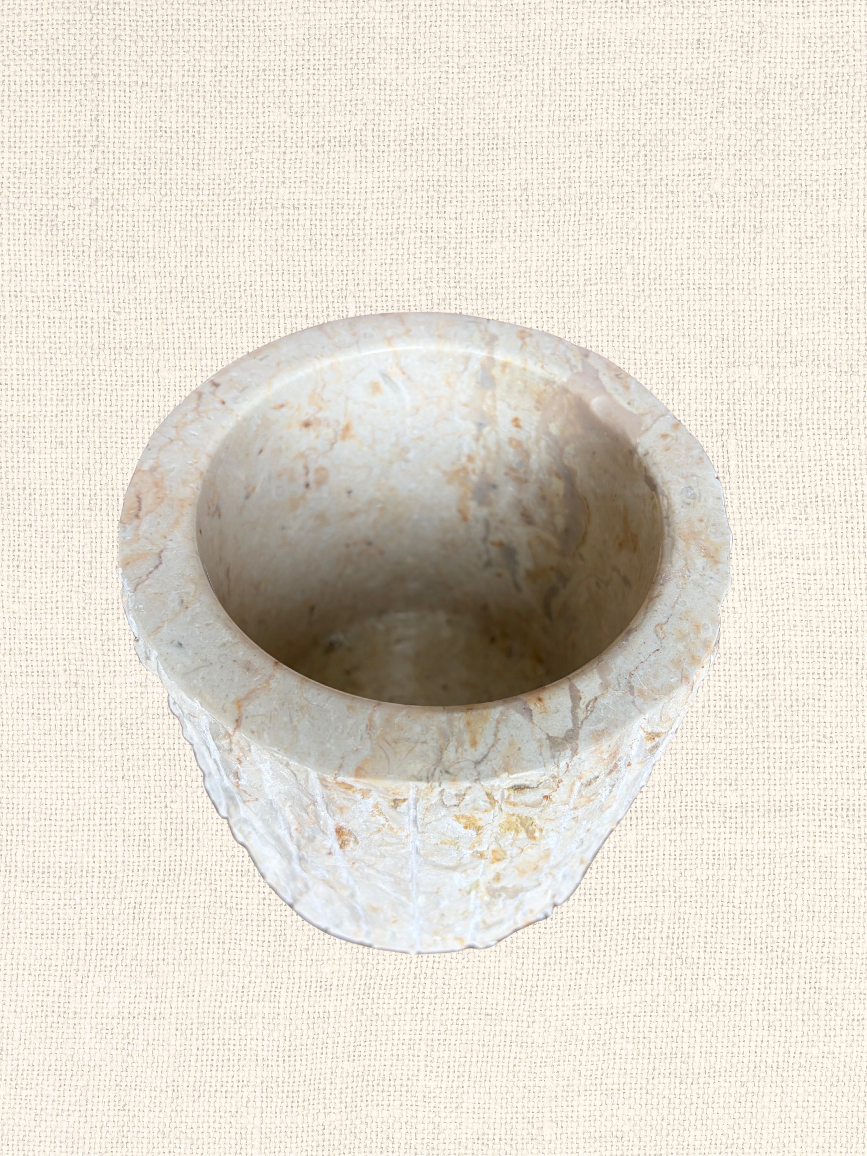 Footed Stone Vessel | Wine Cooler