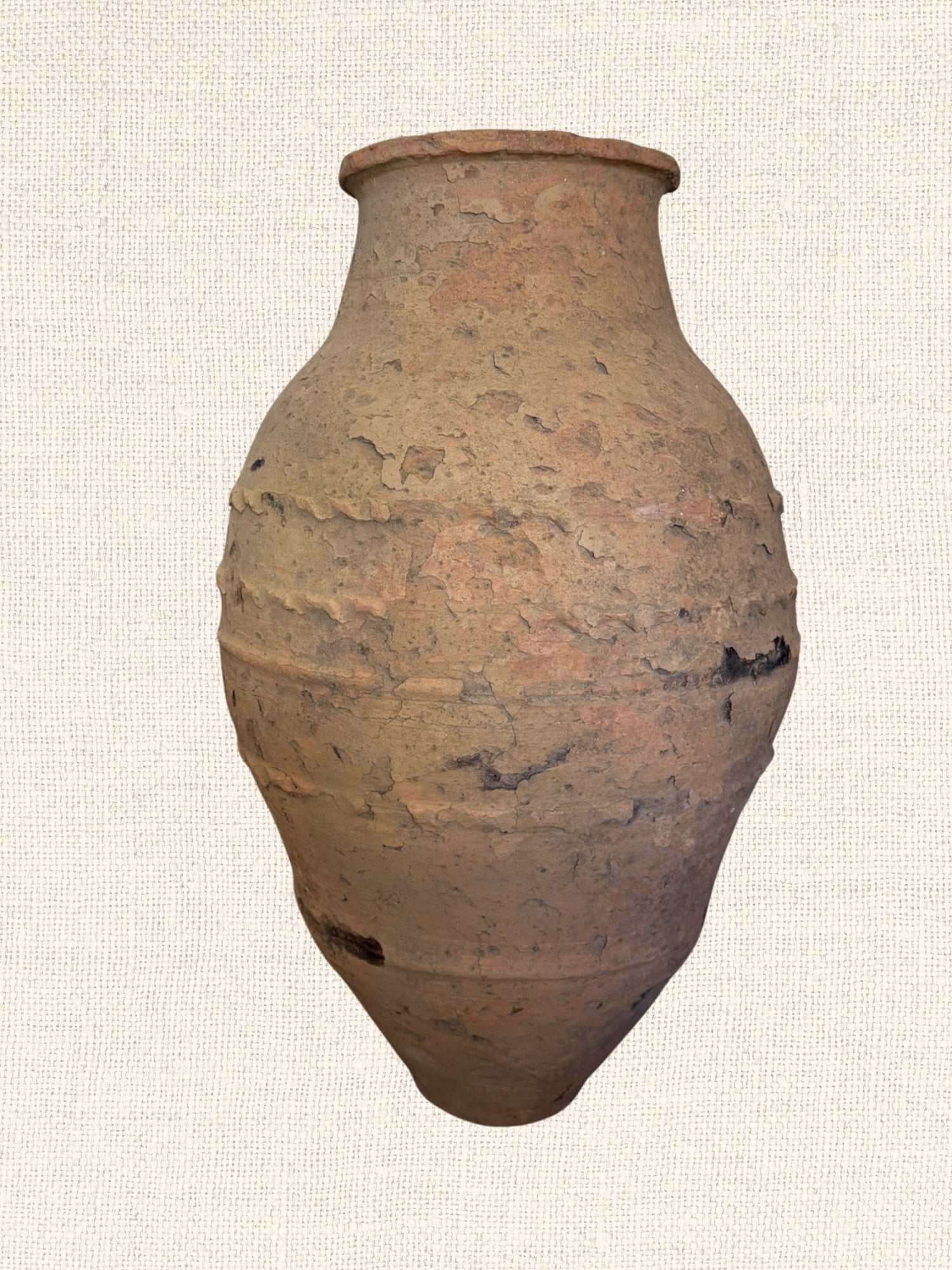 Ribbed Olive Oil Vessel | No. 2