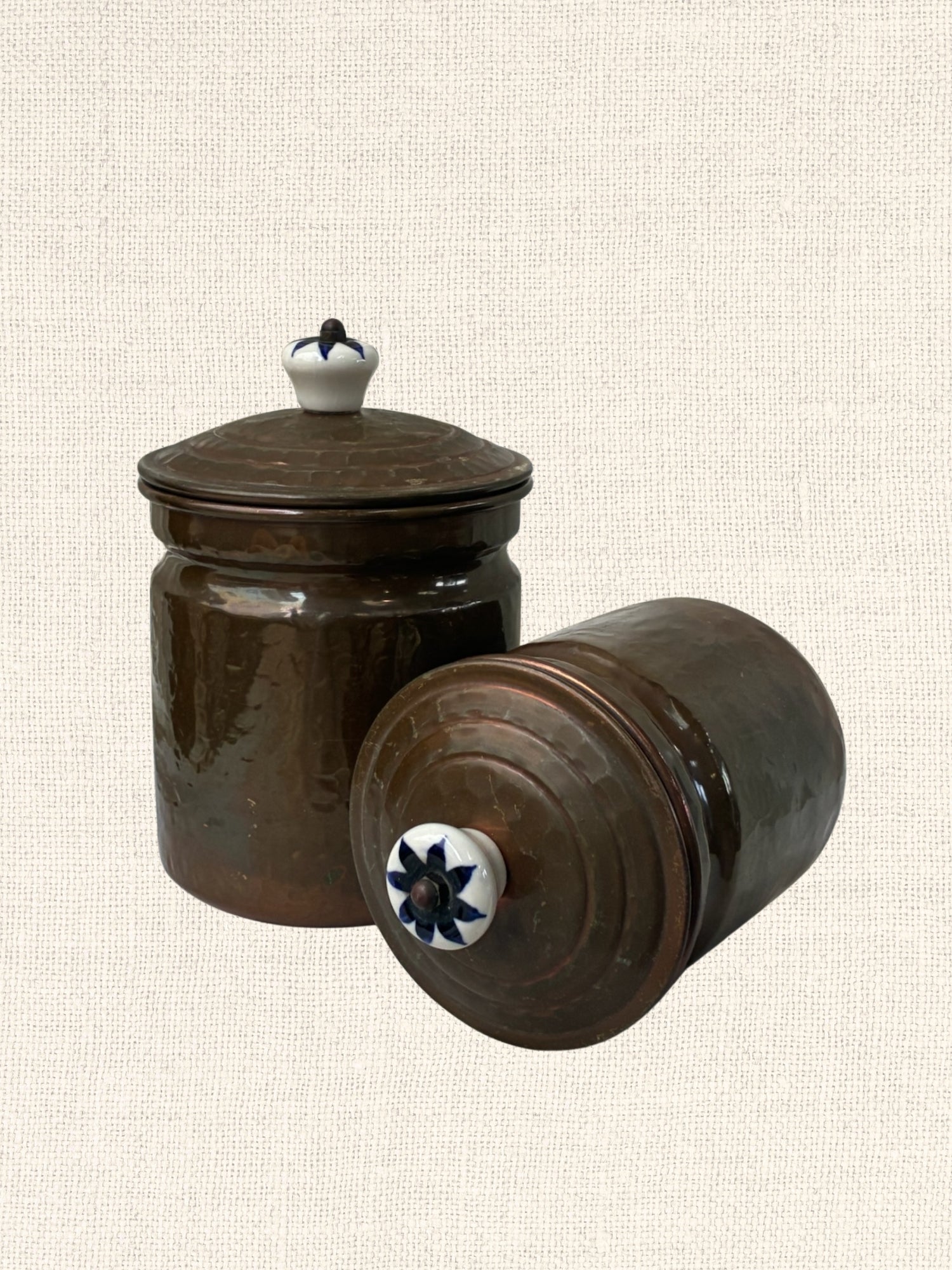 Vintage Copper Storage Pot | Medium