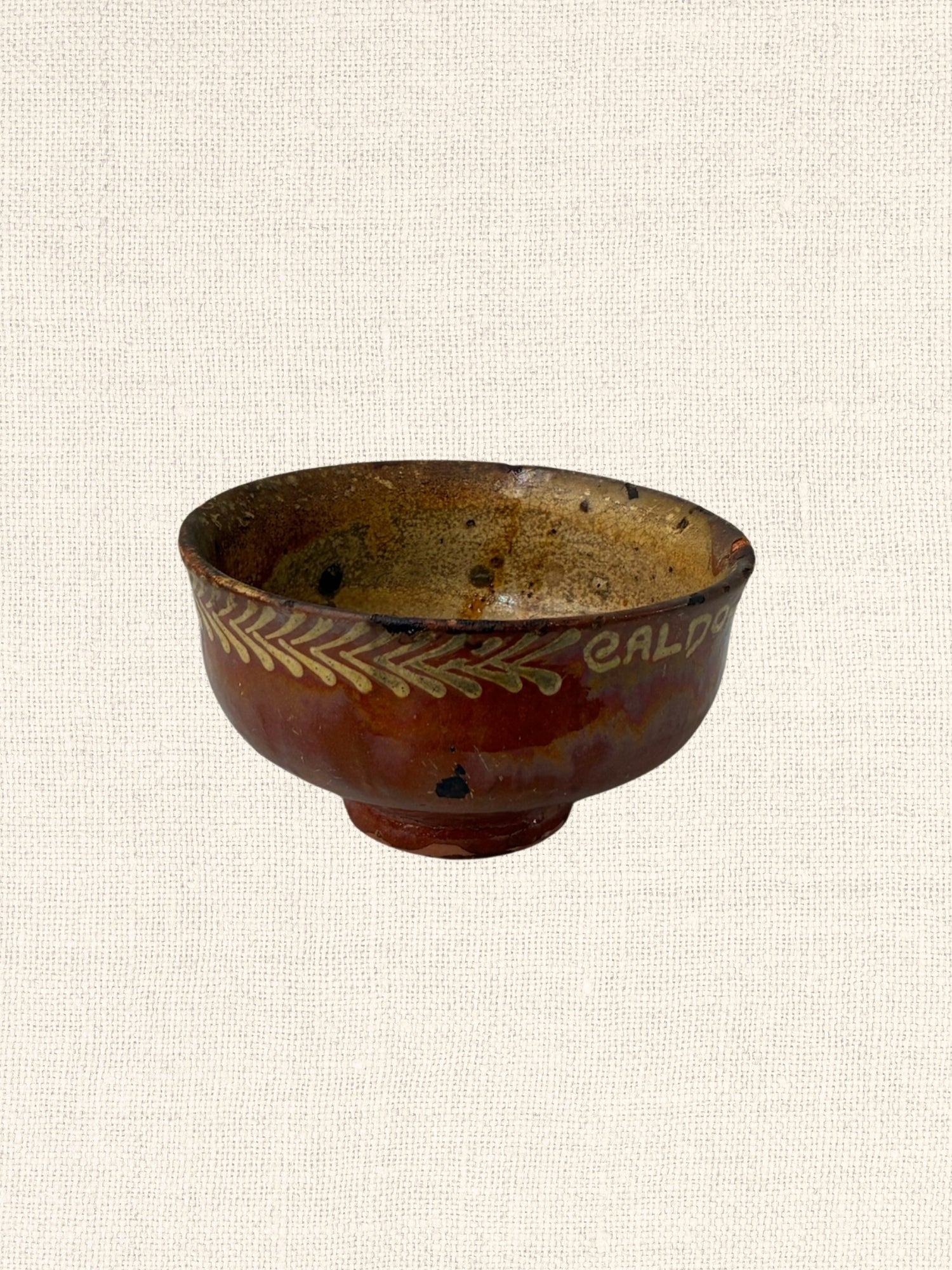 Hand Painted Mini Terracotta Bowl