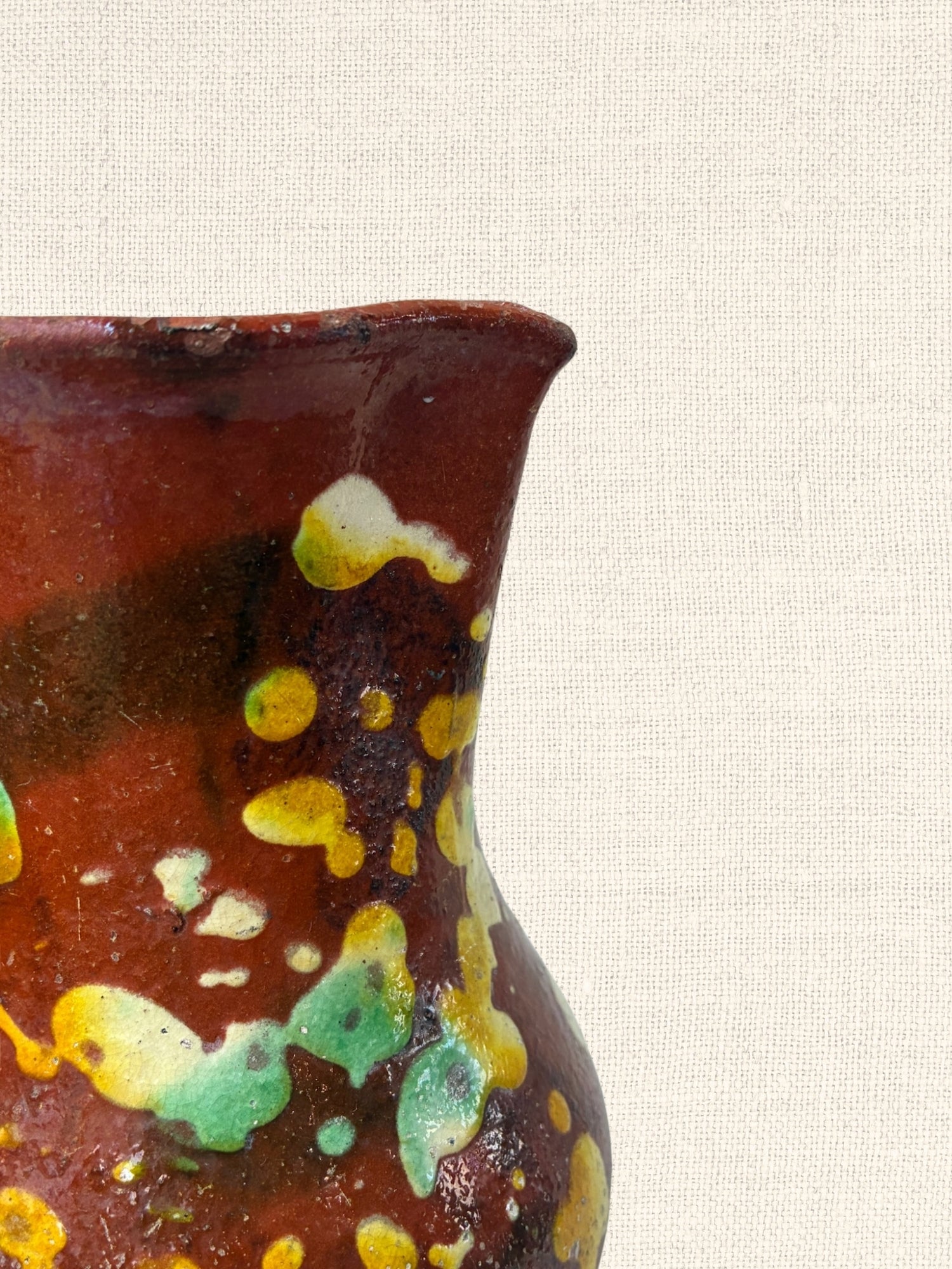 Terracotta Speckled Pitcher