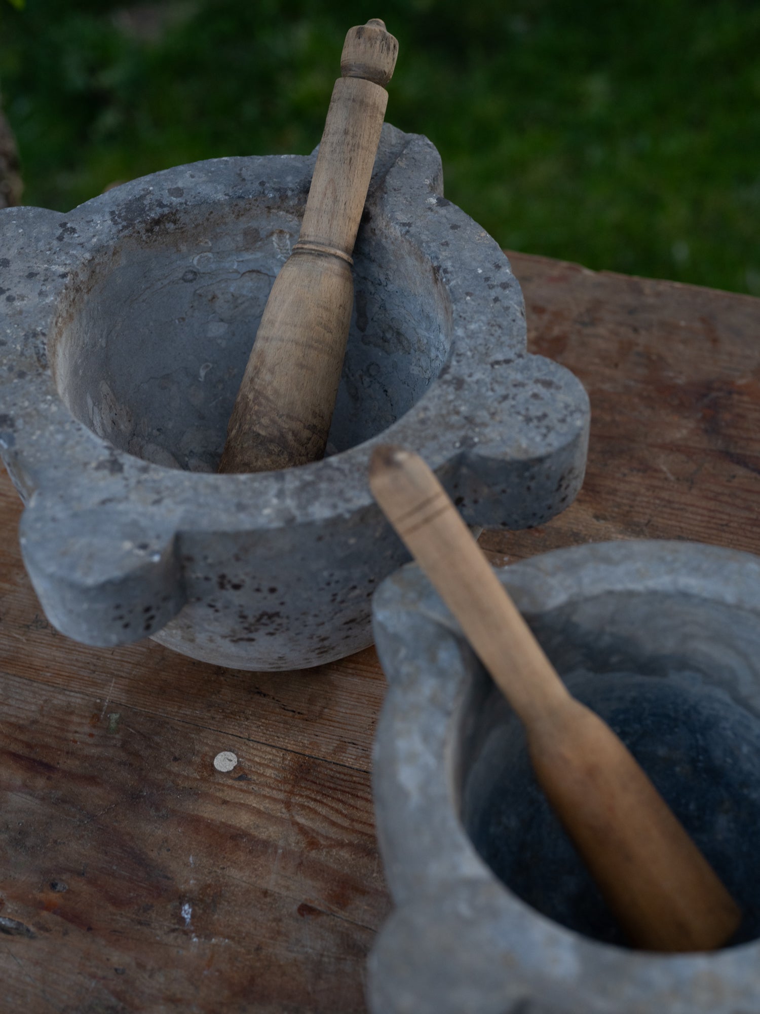 Vintage French Stone Mortar | Lrg