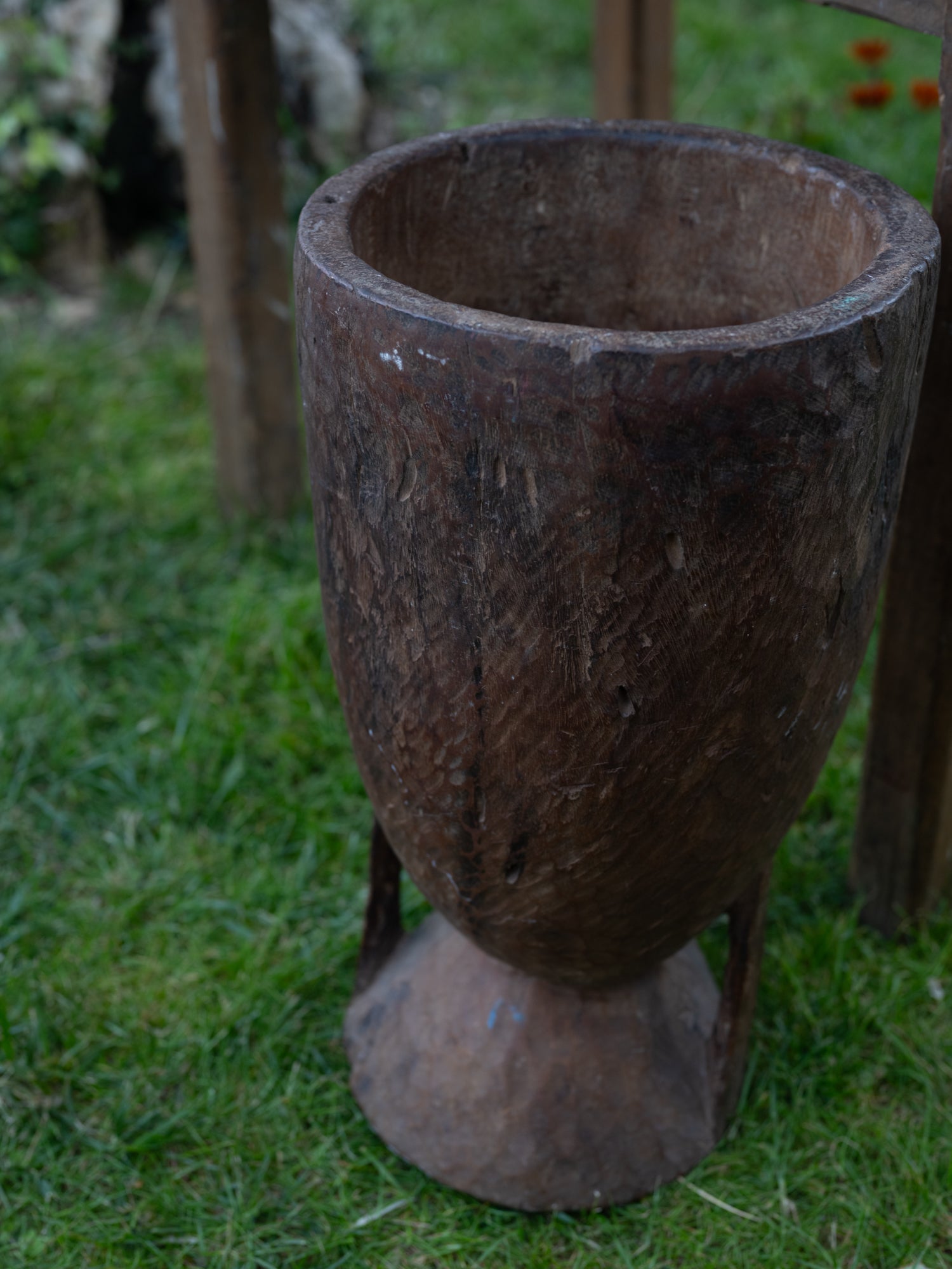 Vintage French Wood Planter