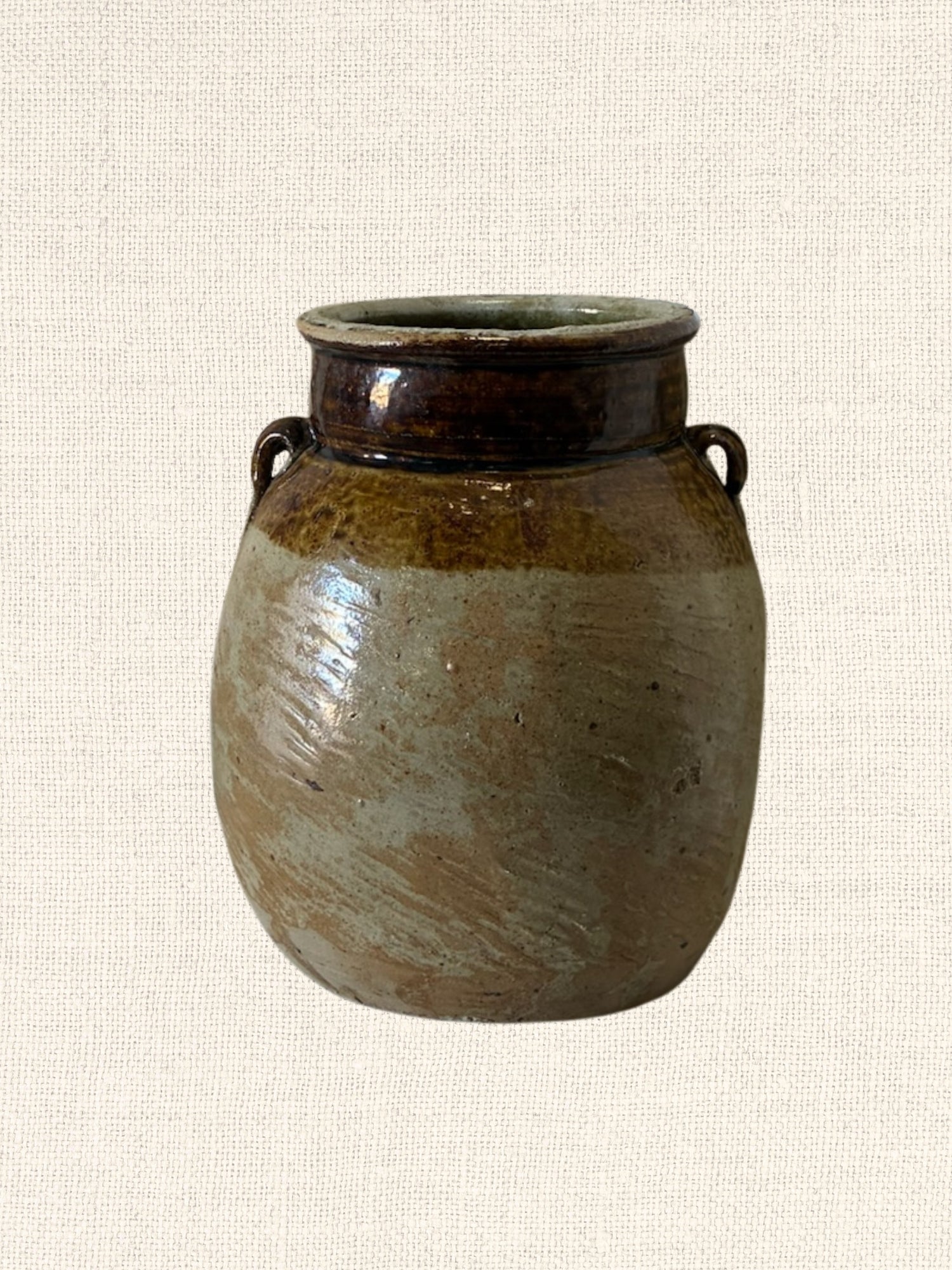 Vintage Chinese Glazed Pot