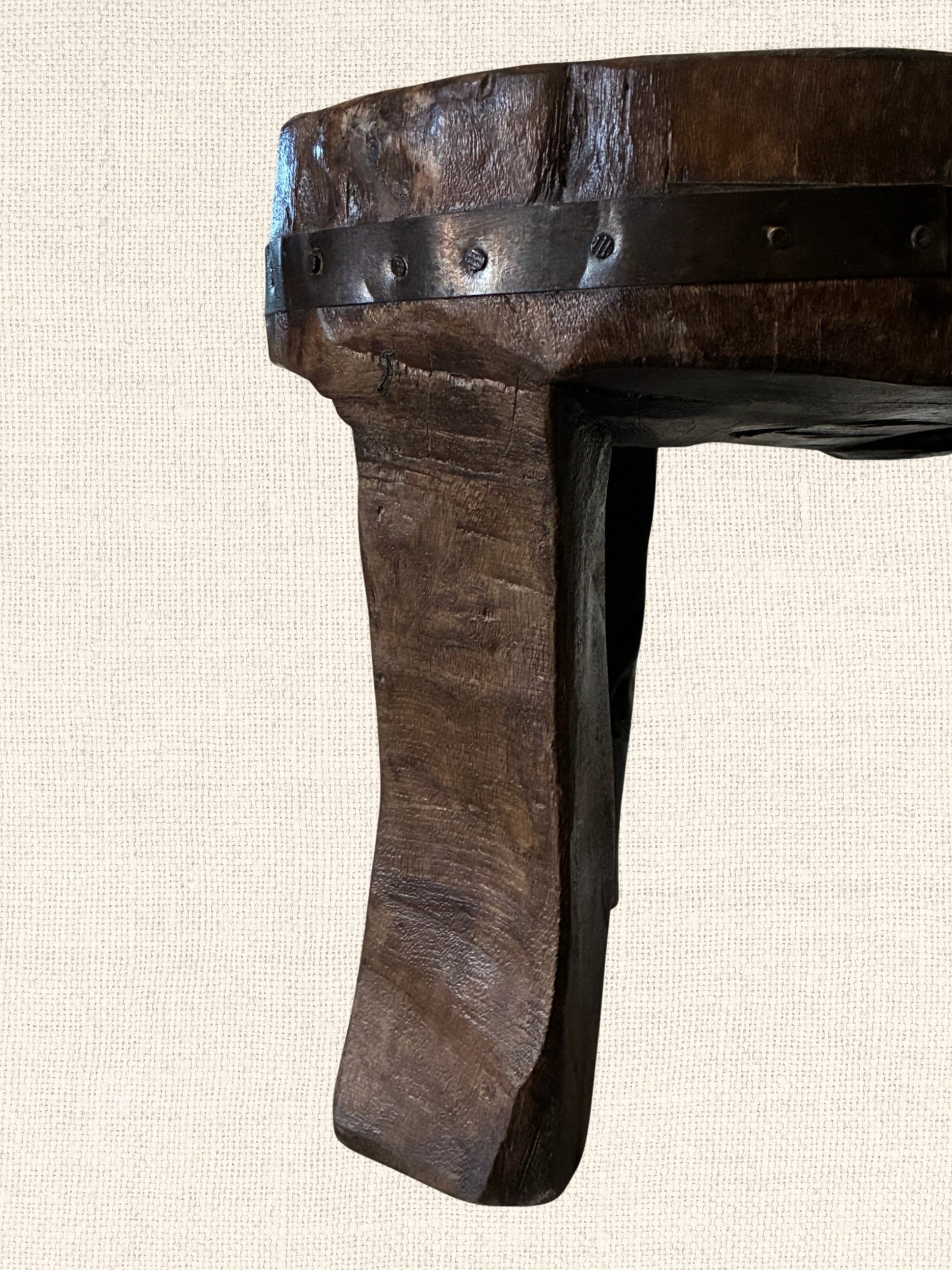 Nagaland Stool | No. 1 | Metal Rim