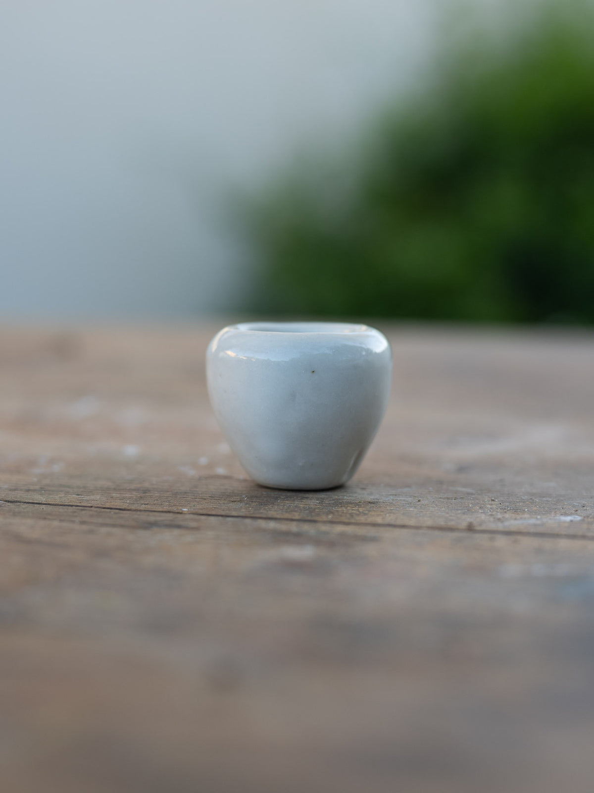 Vintage French Escargot Vessel | White