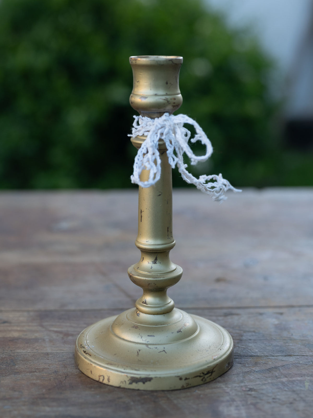 Vintage French Candlestick | Brass | No. 2