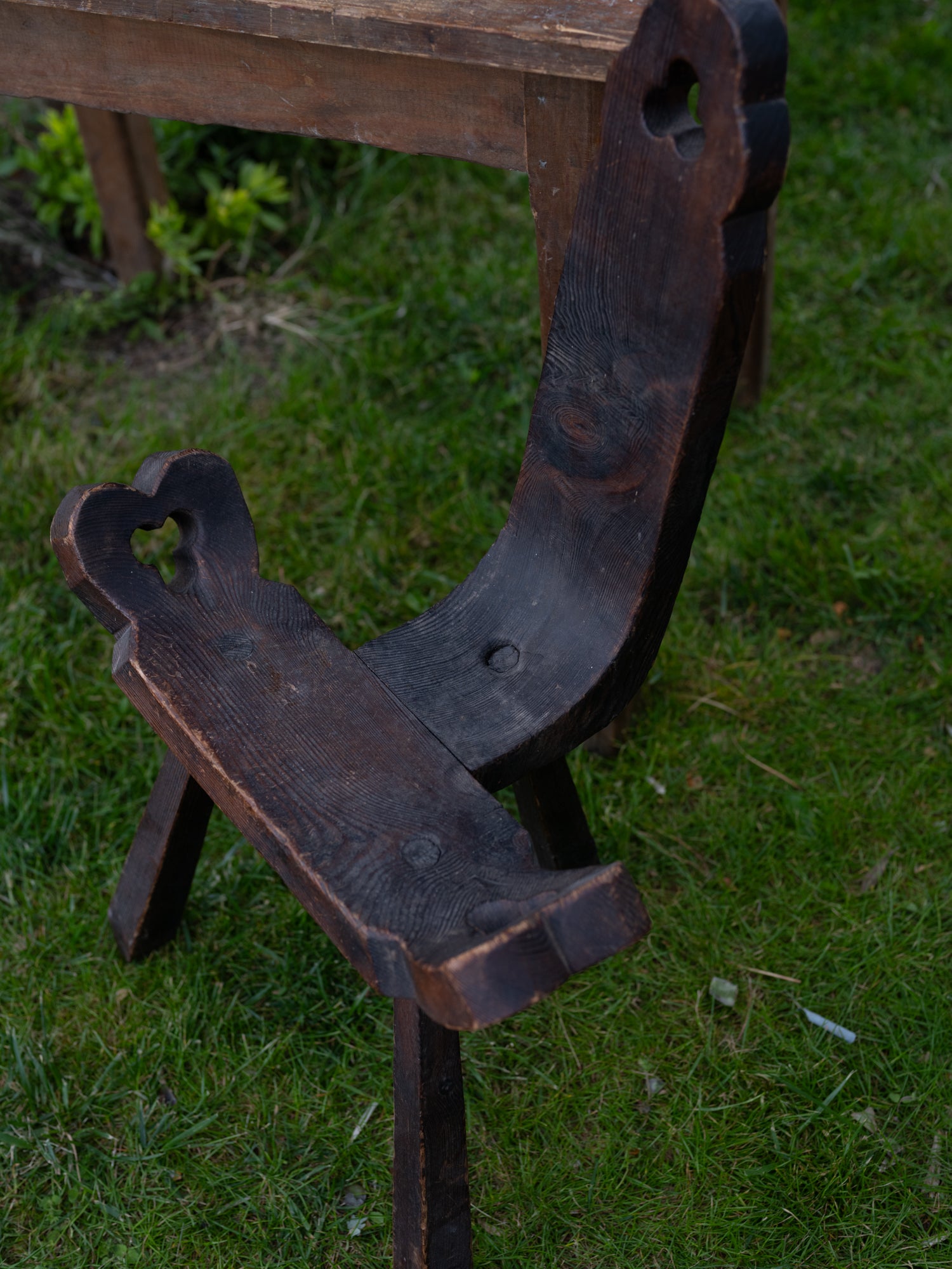 Antique French Birthing Chair