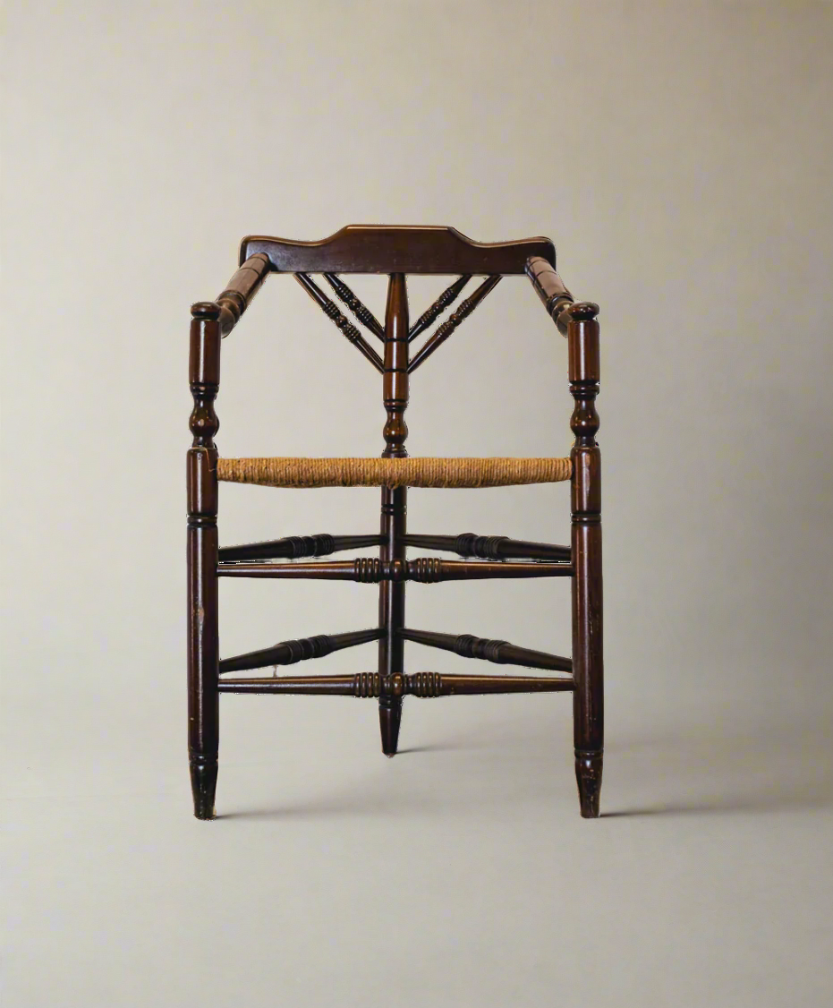Antique Dutch Corner Chair | Triangle