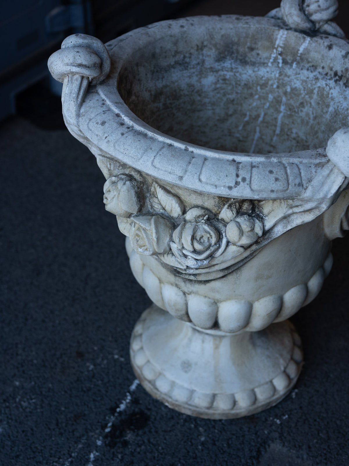 Vintage French Garland Garden Urn