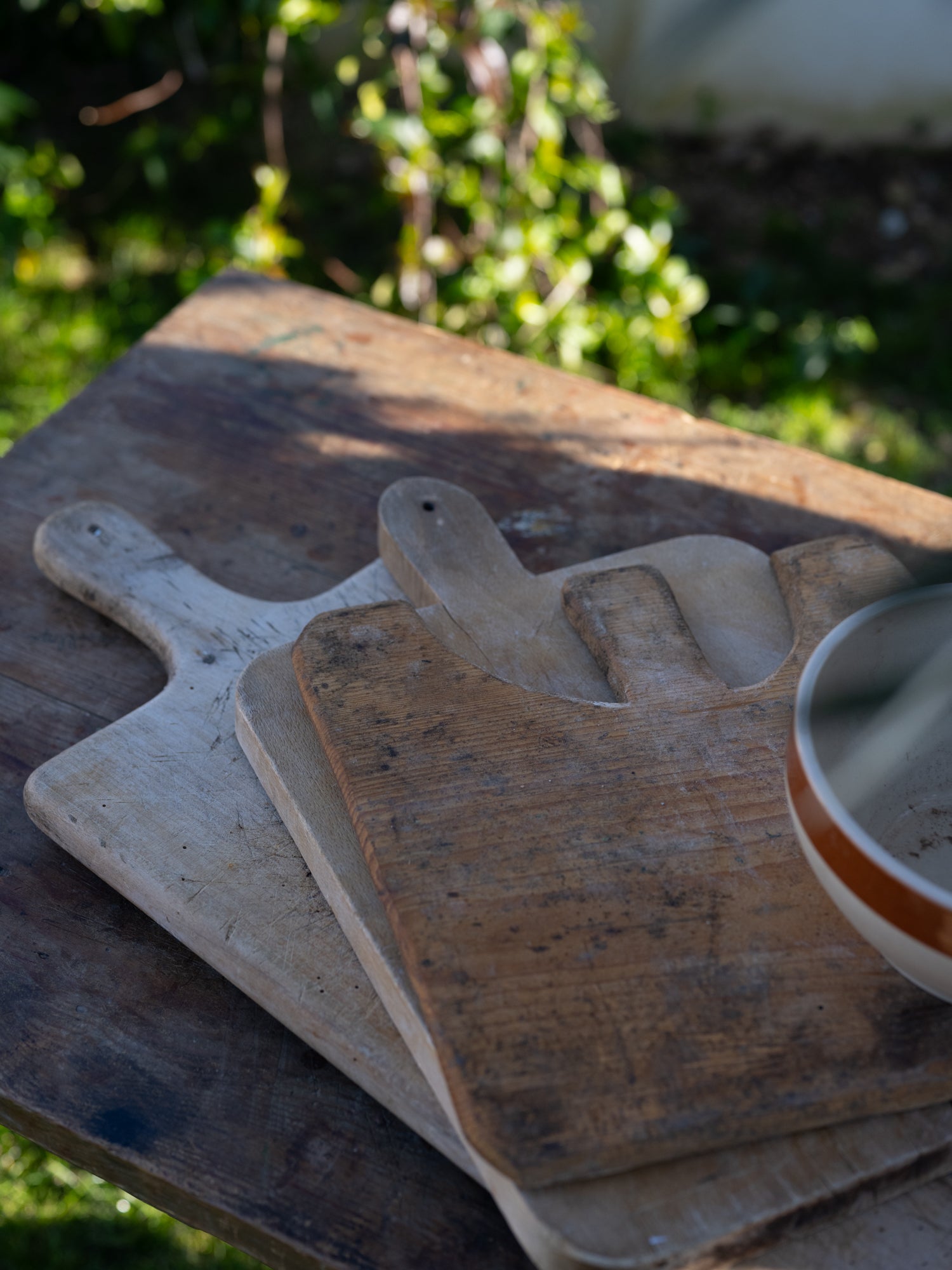 Vintage French Bread Board | Cut Out