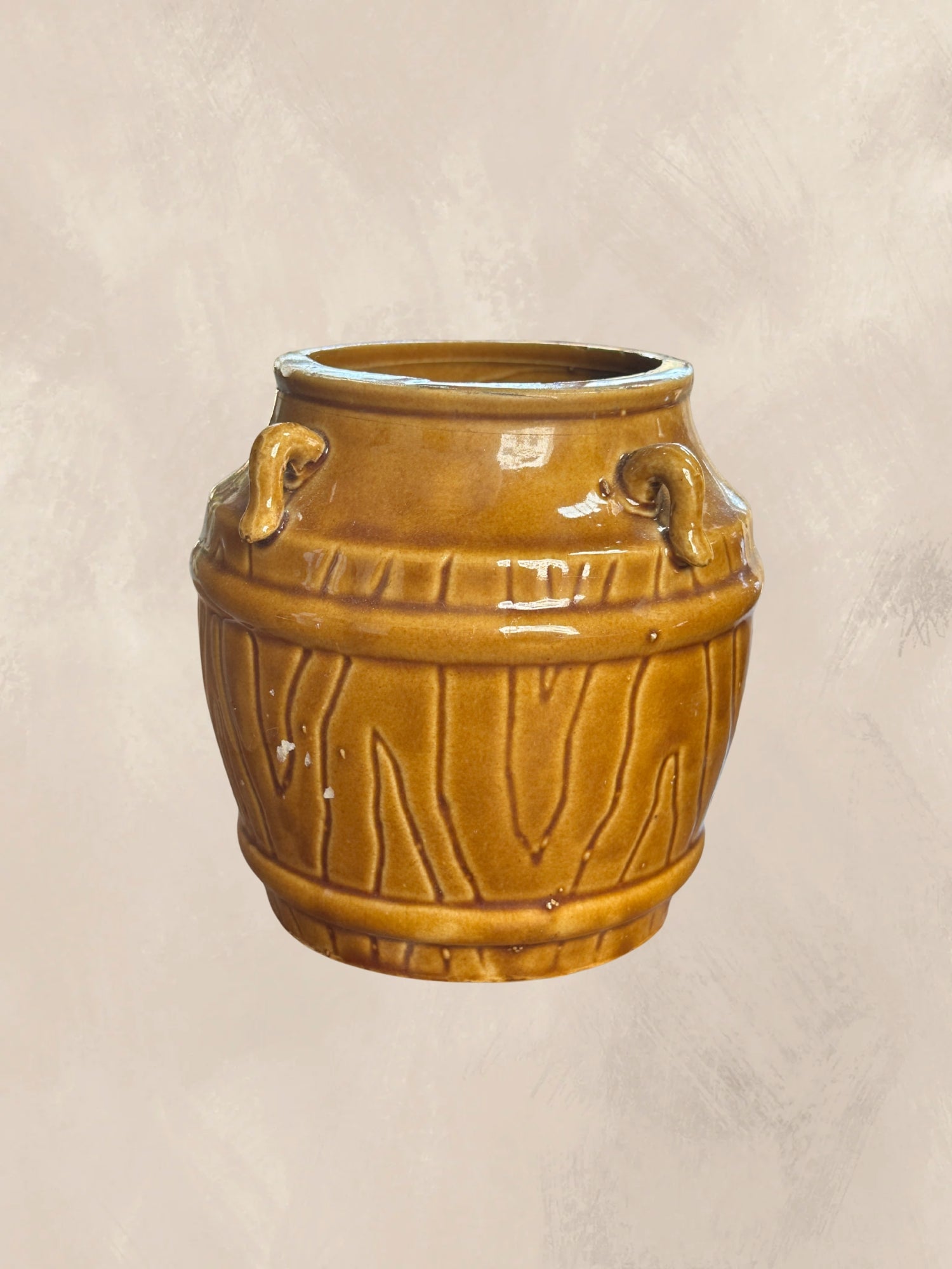 Vintage Indonesian Ribbed Vessel |No. 1