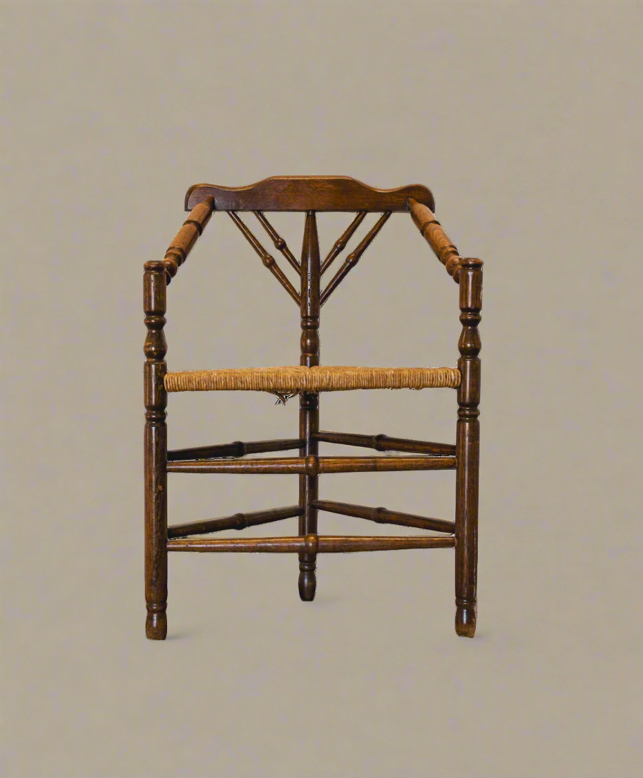 Antique Dutch Corner Chair | Triangle