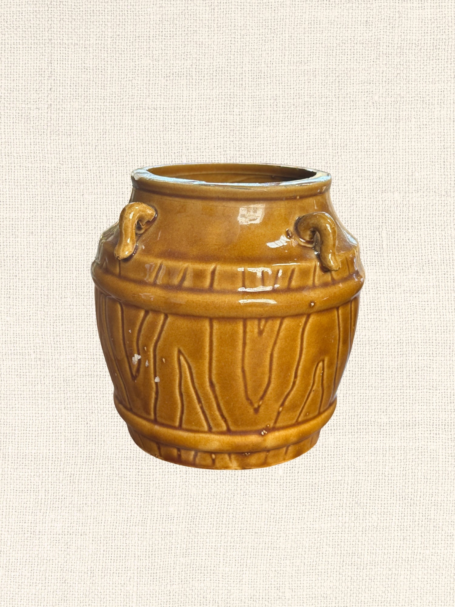 Vintage Indonesian Ribbed Vessel |No. 1