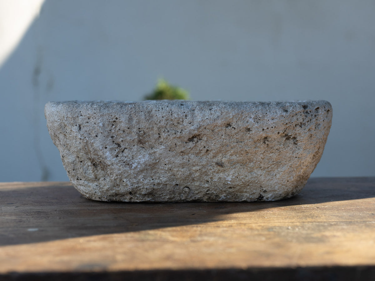 French Carved Stone Trough | Mini