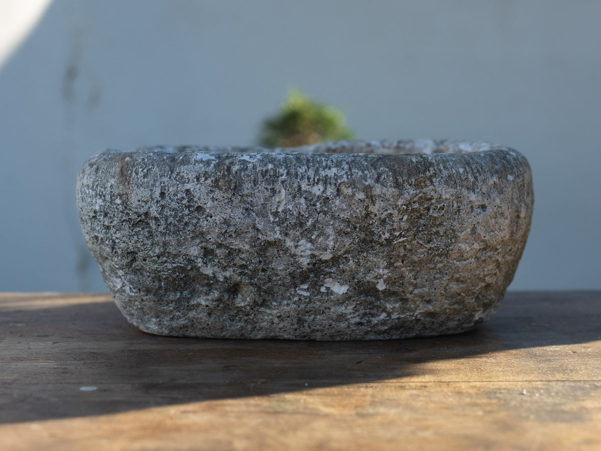 French Carved Stone Trough | Mini