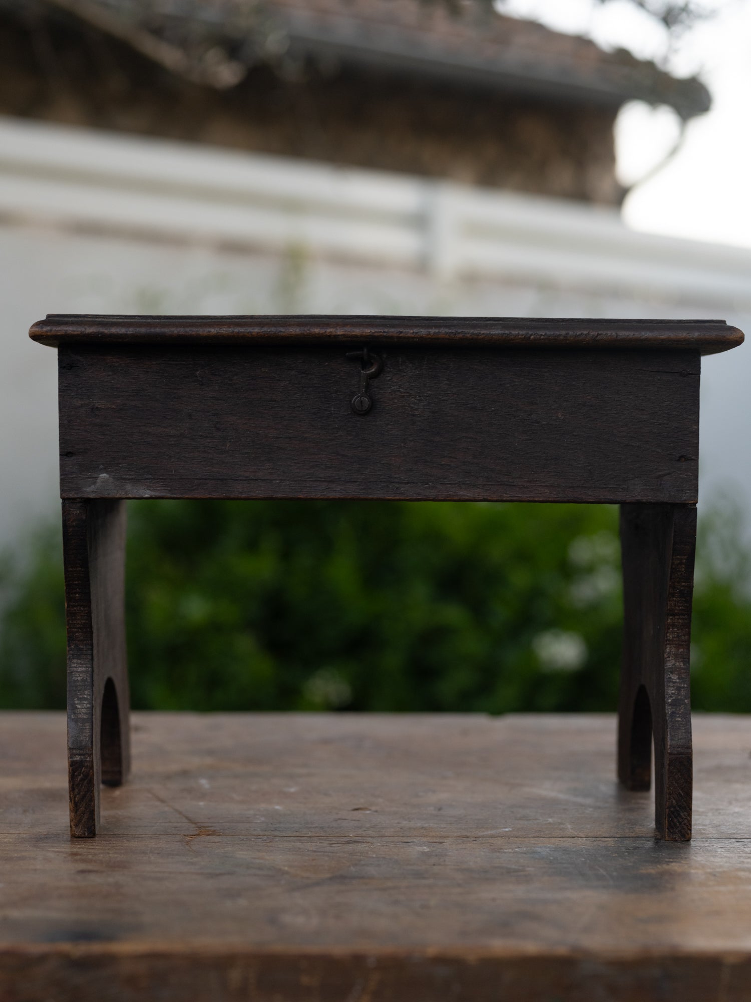 Vintage French Shoe Shine Stool