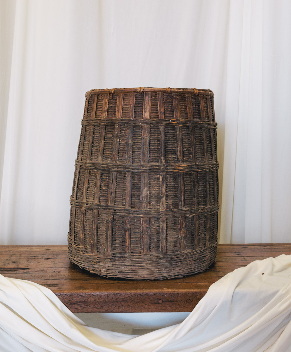 Vintage Indian Gathering Basket