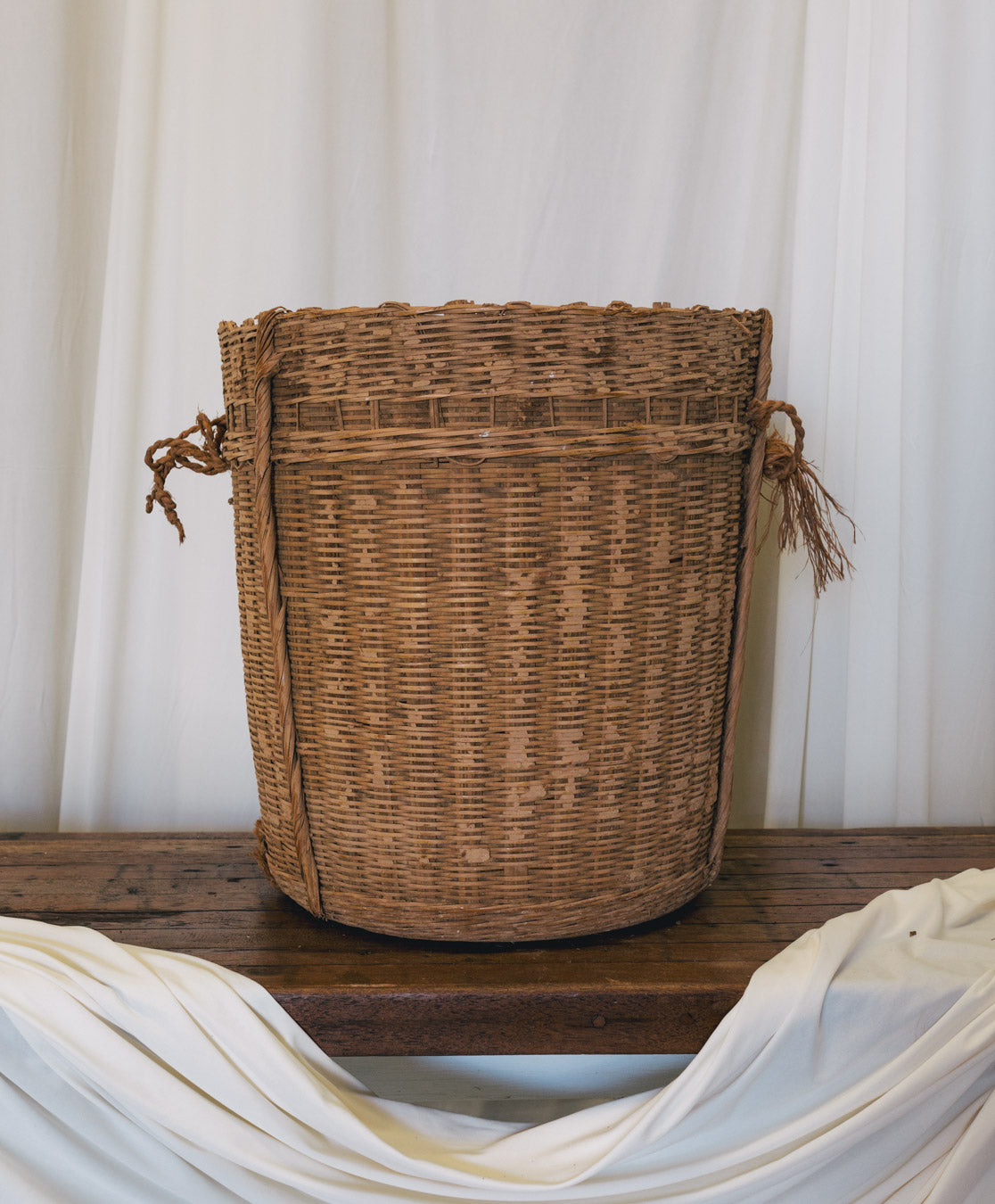 Vintage Indian Gathering Basket