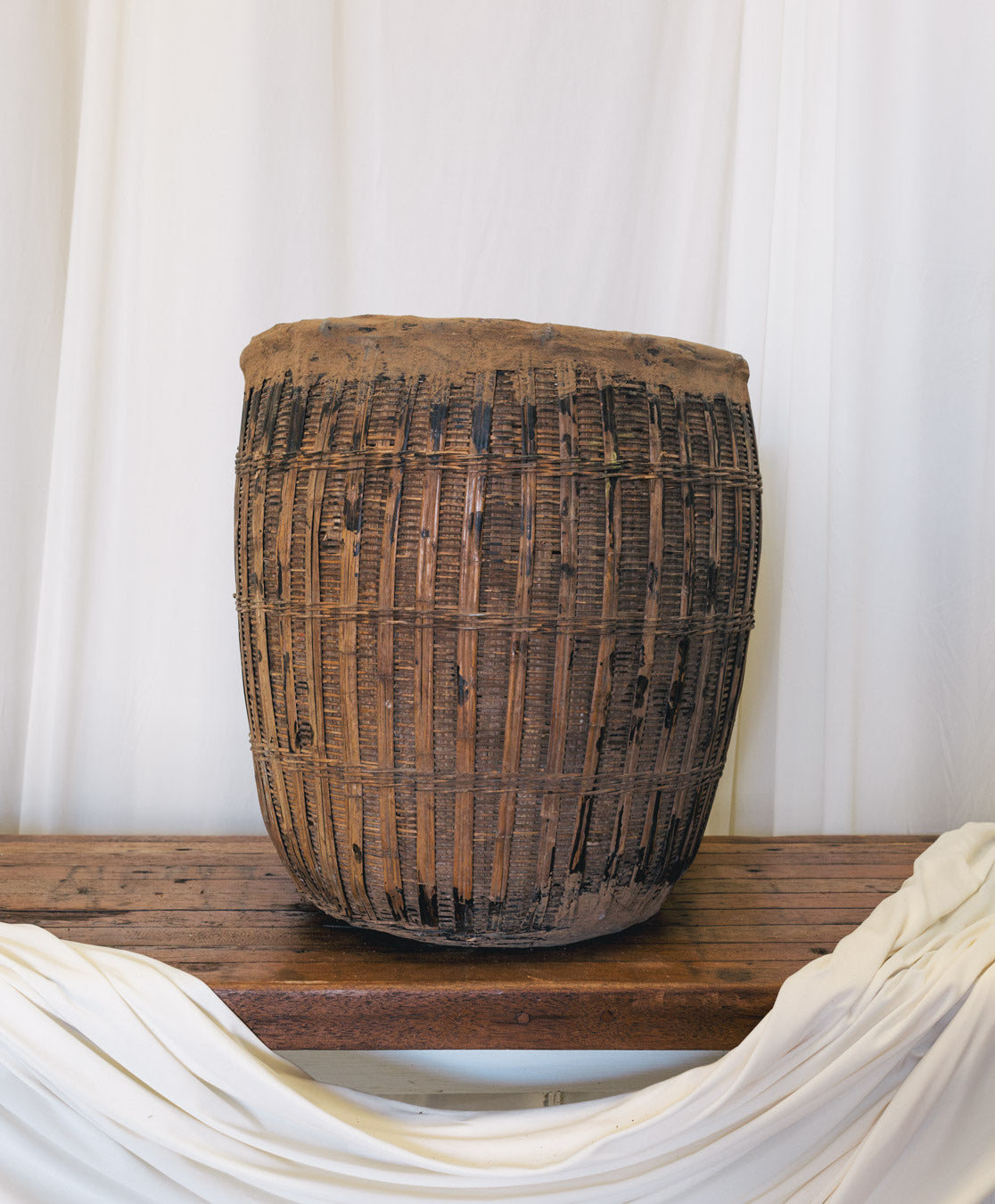 Vintage Indian Gathering Basket