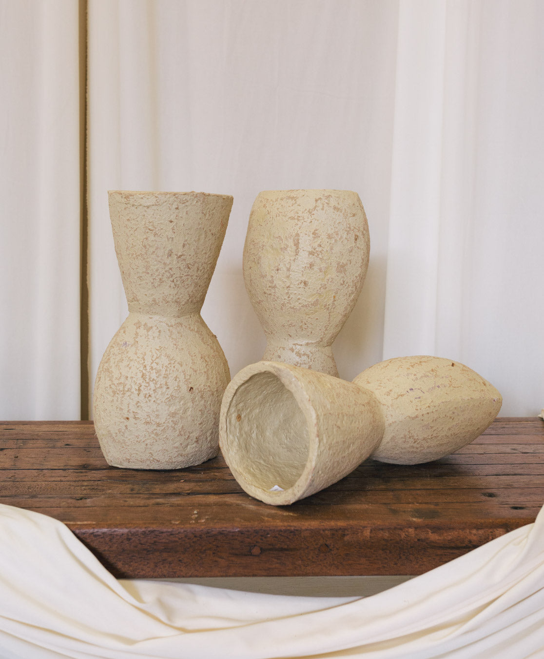 Paper Mache Floral Vase