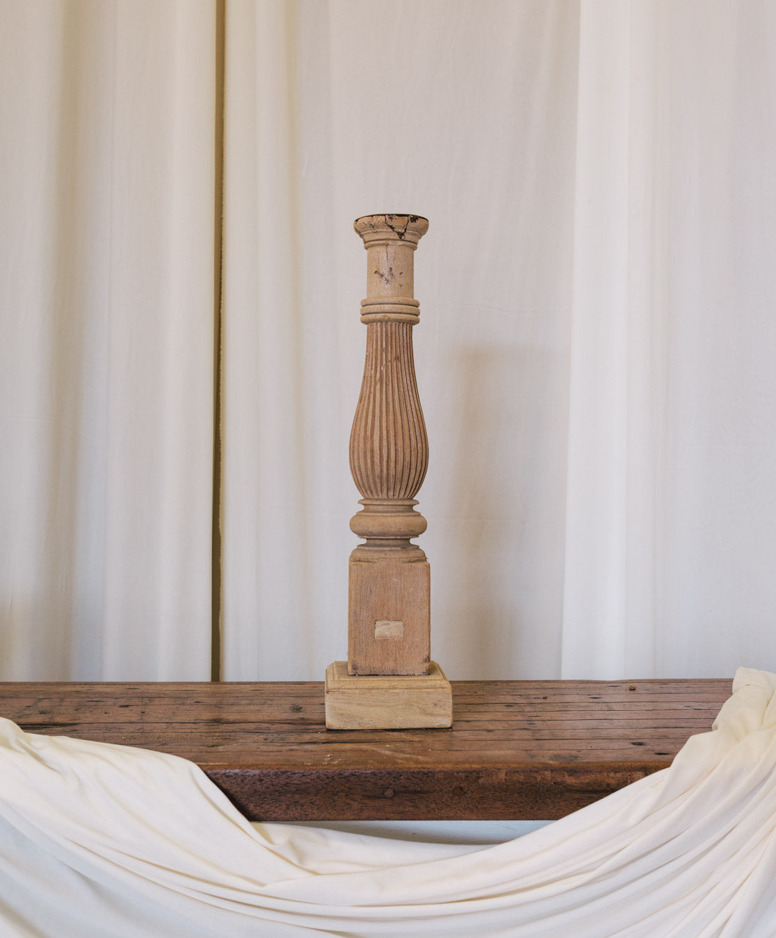 Vintage Table Leg Candlestand | Medium