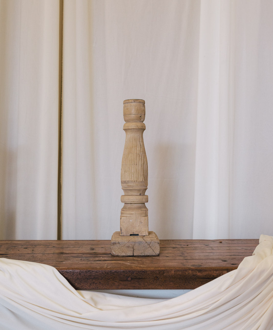 Vintage Table Leg Candlestand | Medium