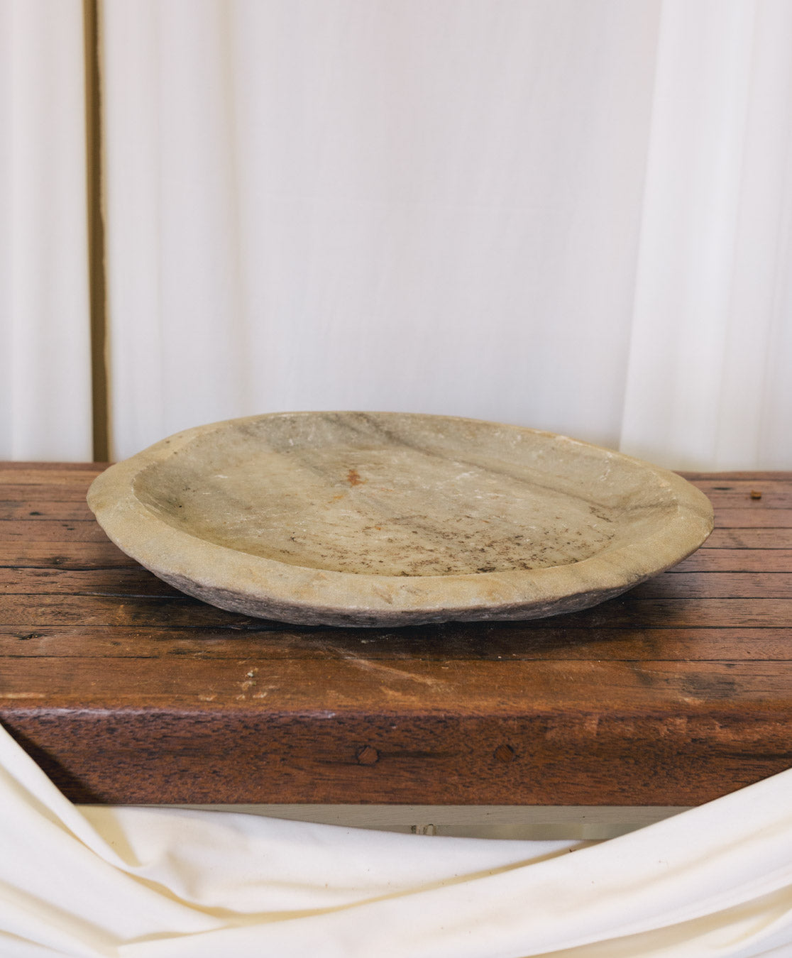 Vintage Indian Marble Plate