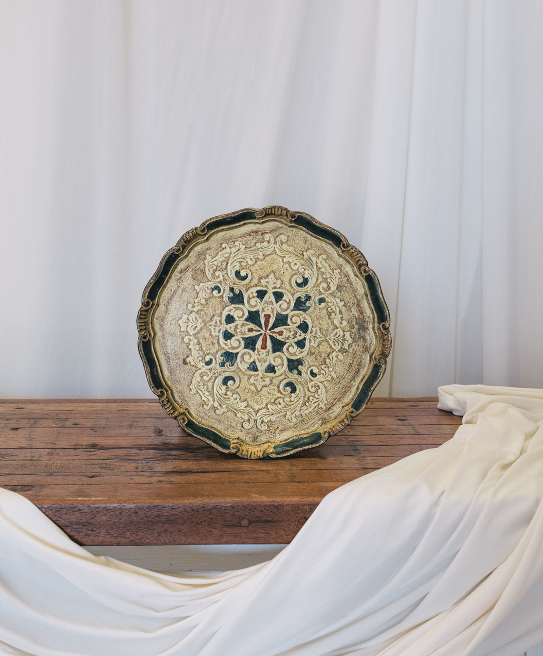 Vintage Italian Florentine Tray