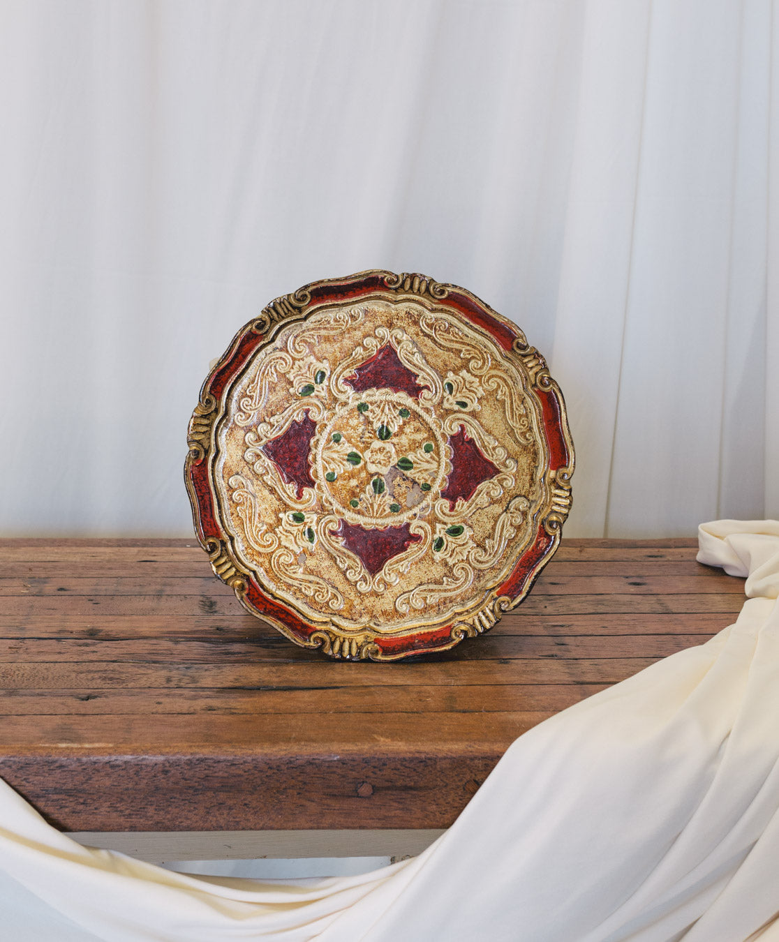 Vintage Italian Florentine Tray