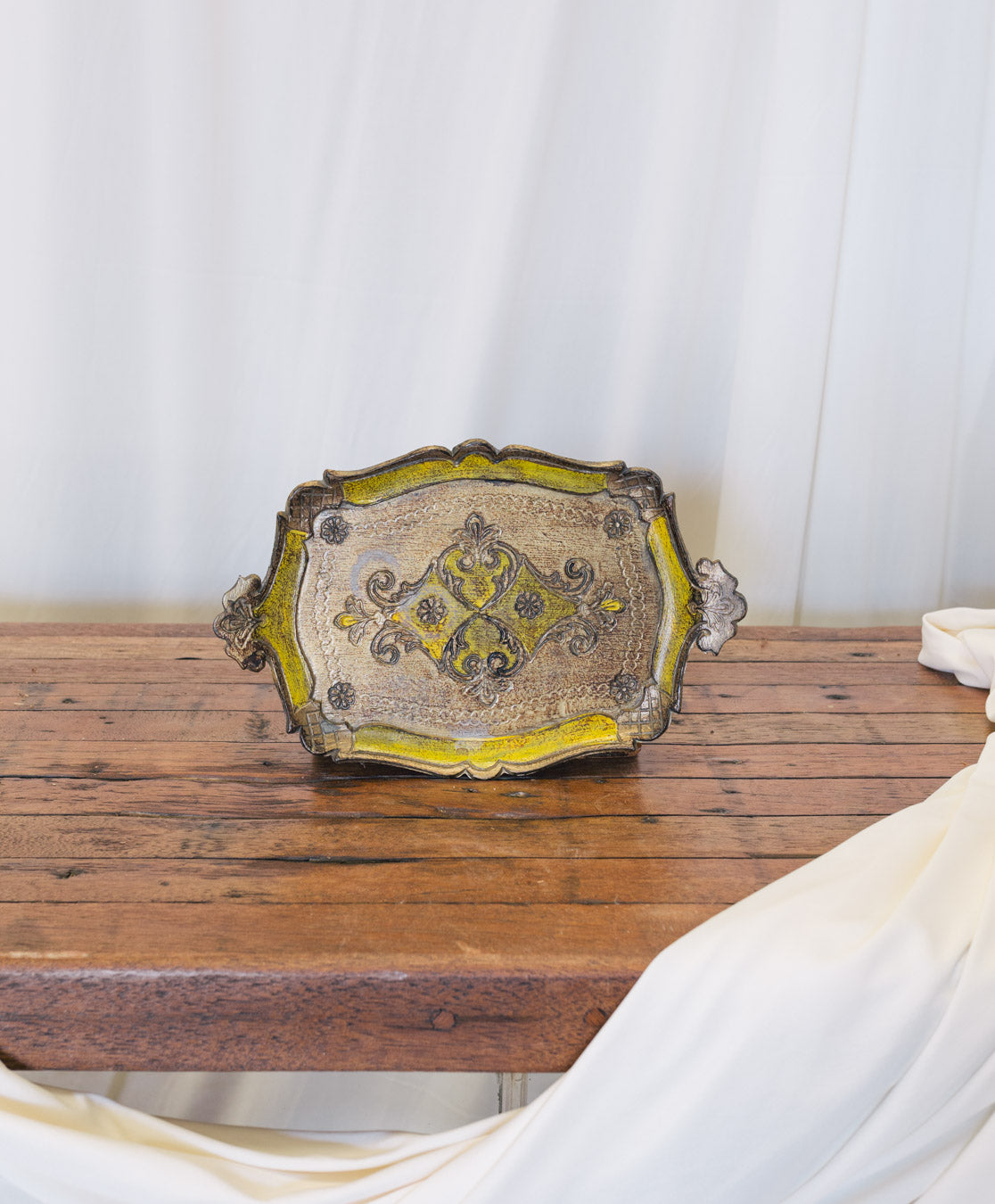 Vintage Italian Florentine Tray