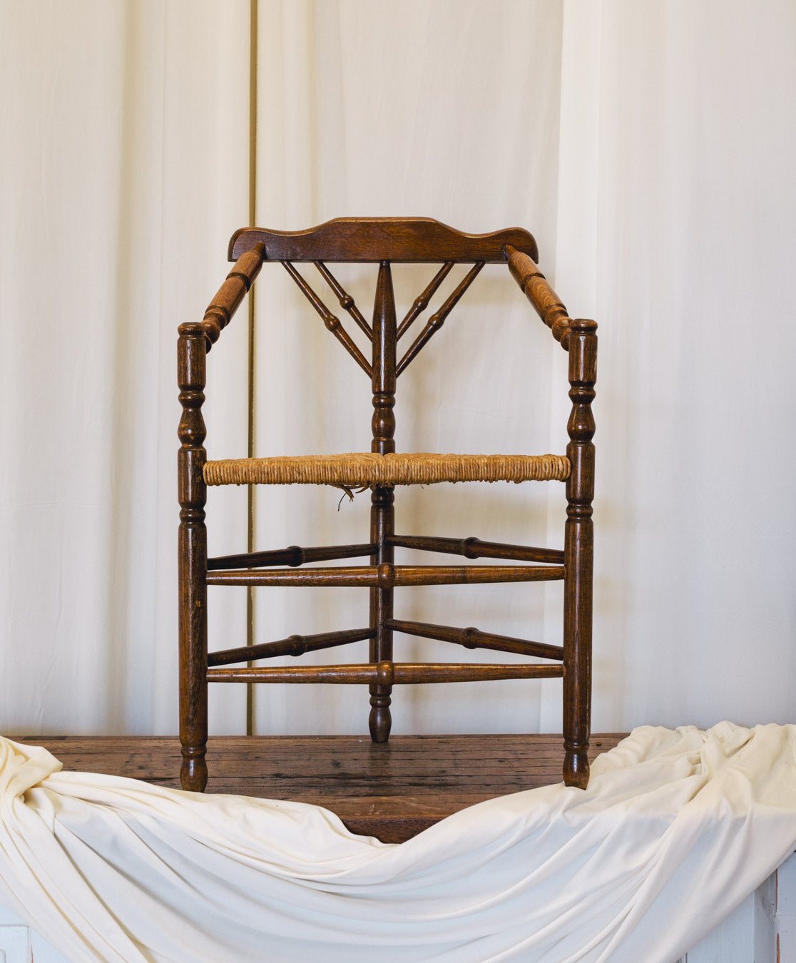Antique Dutch Corner Chair | Triangle