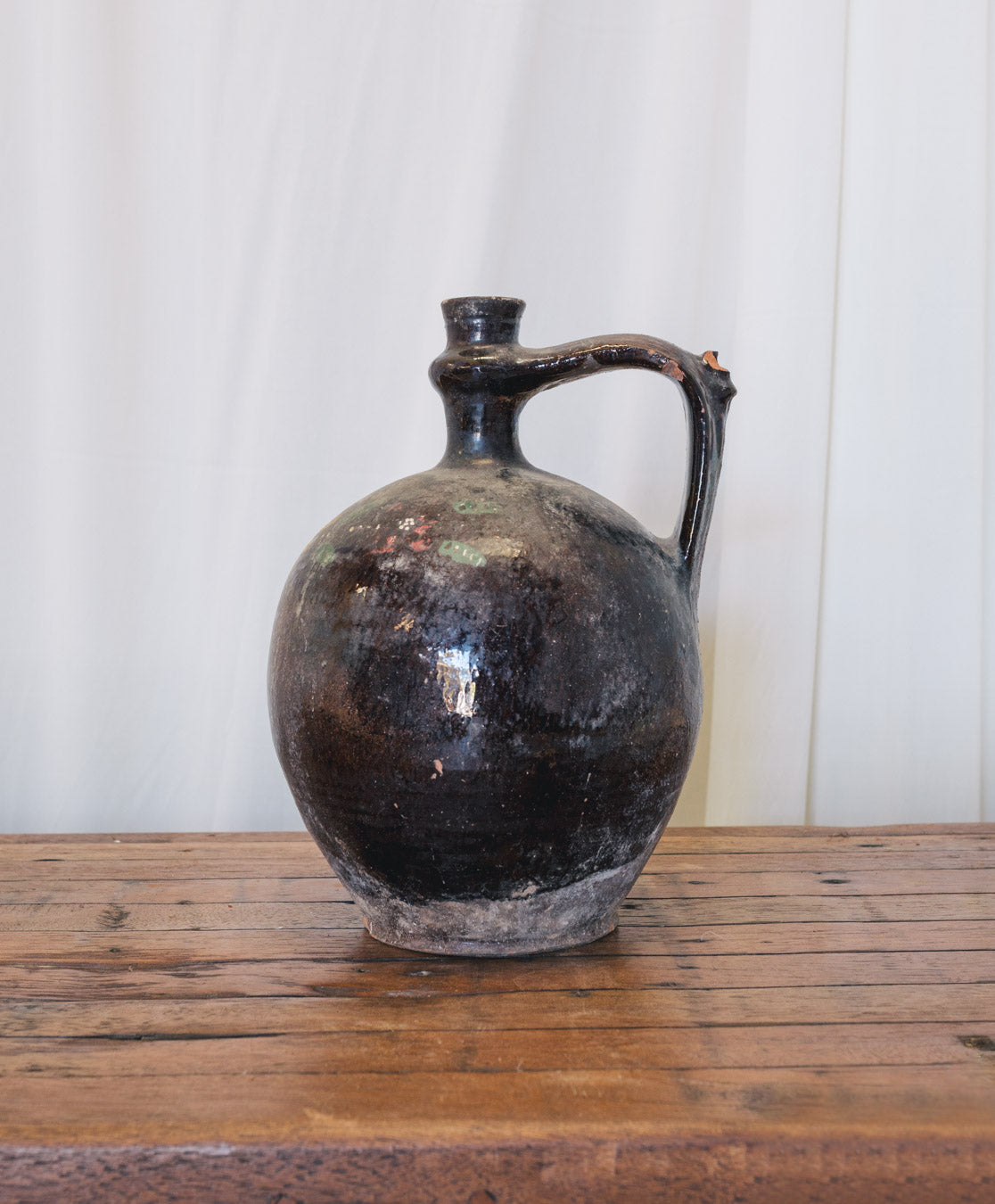 Antique Serbian Glazed Vessel