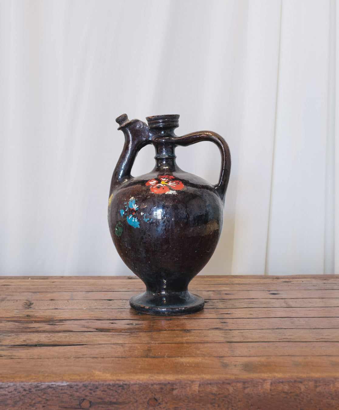 Antique Serbian Glazed Vessel