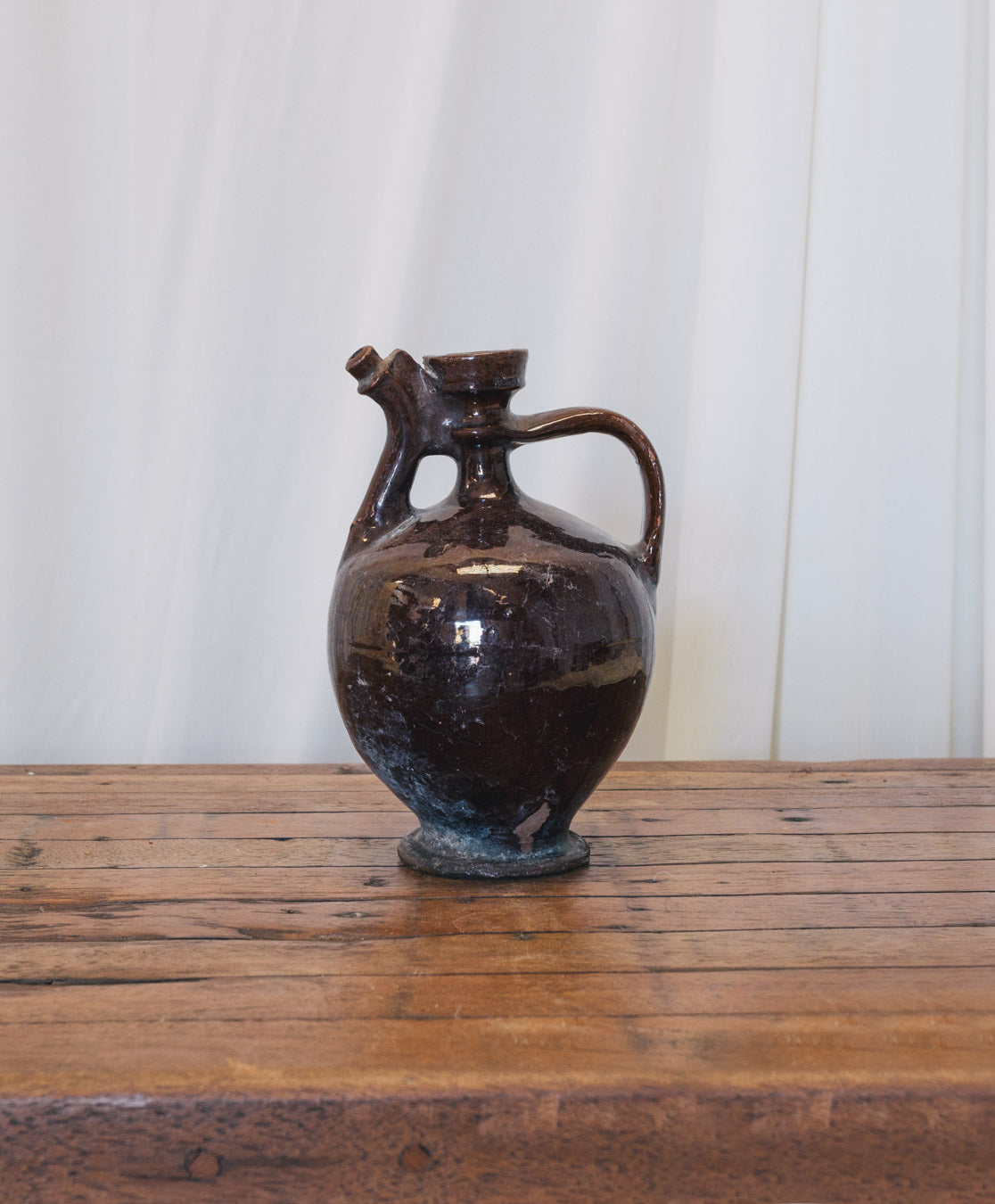 Antique Serbian Glazed Vessel