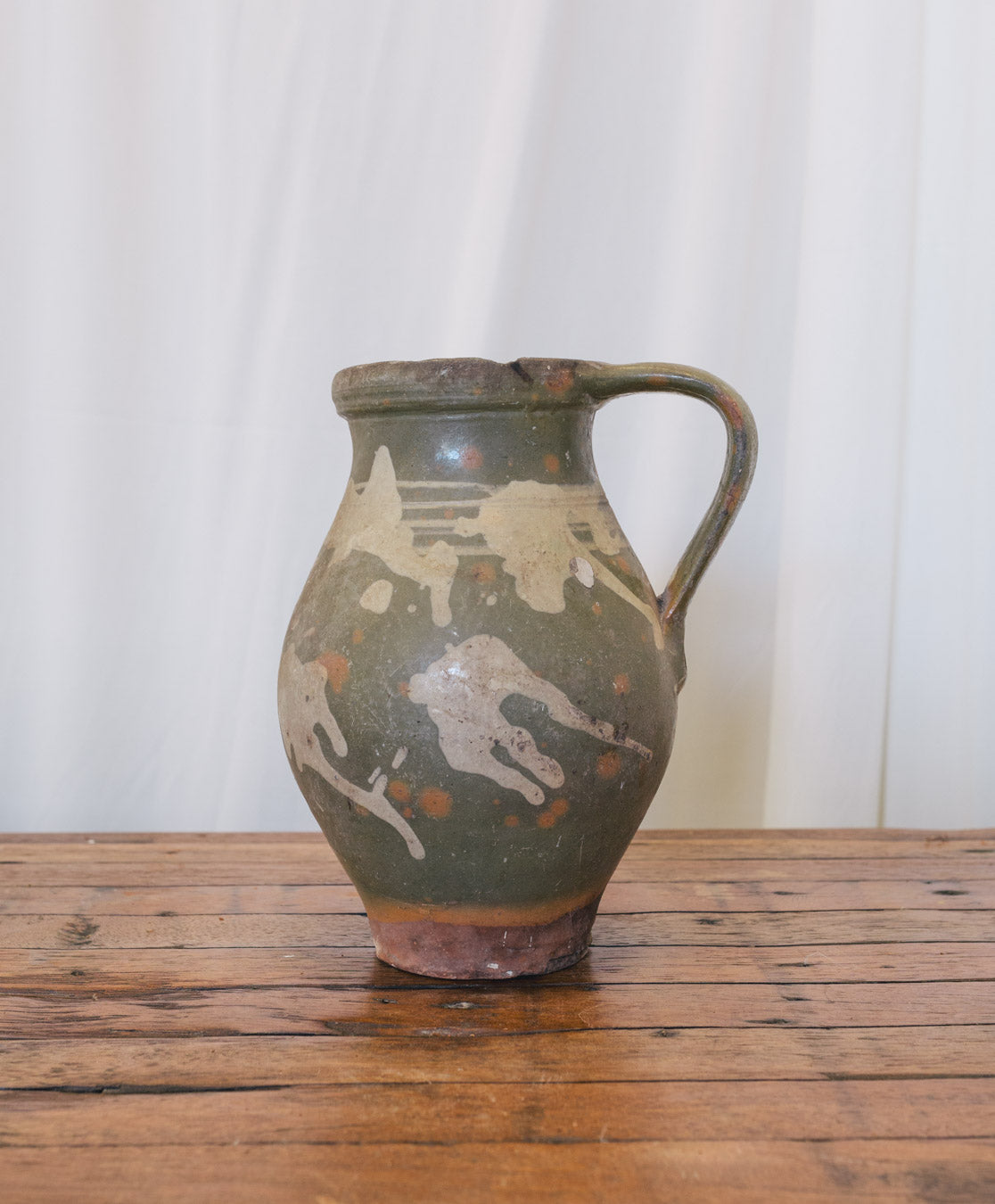 Antique Serbian Glazed Vessel