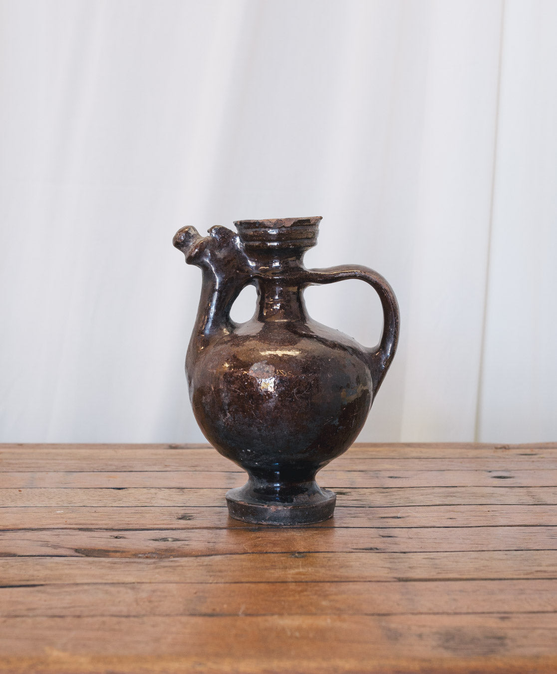 Antique Serbian Glazed Vessel