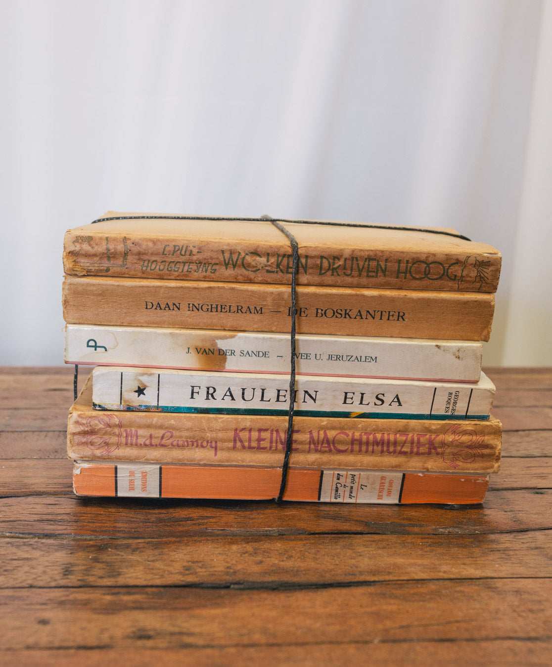 Vintage French Book Stack
