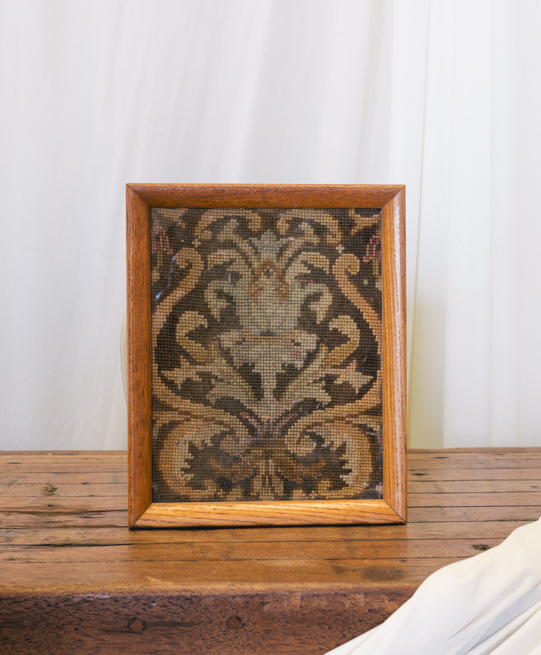 18th c. Tapestry Cutting in Frame
