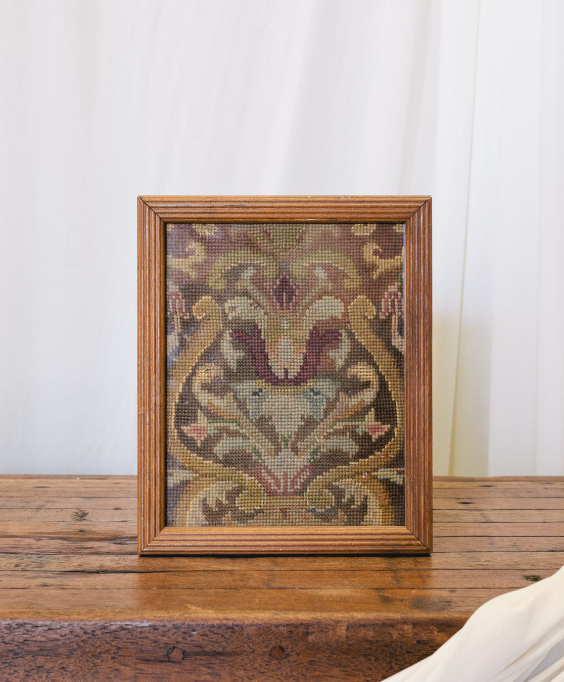 18th c. Tapestry Cutting in Frame