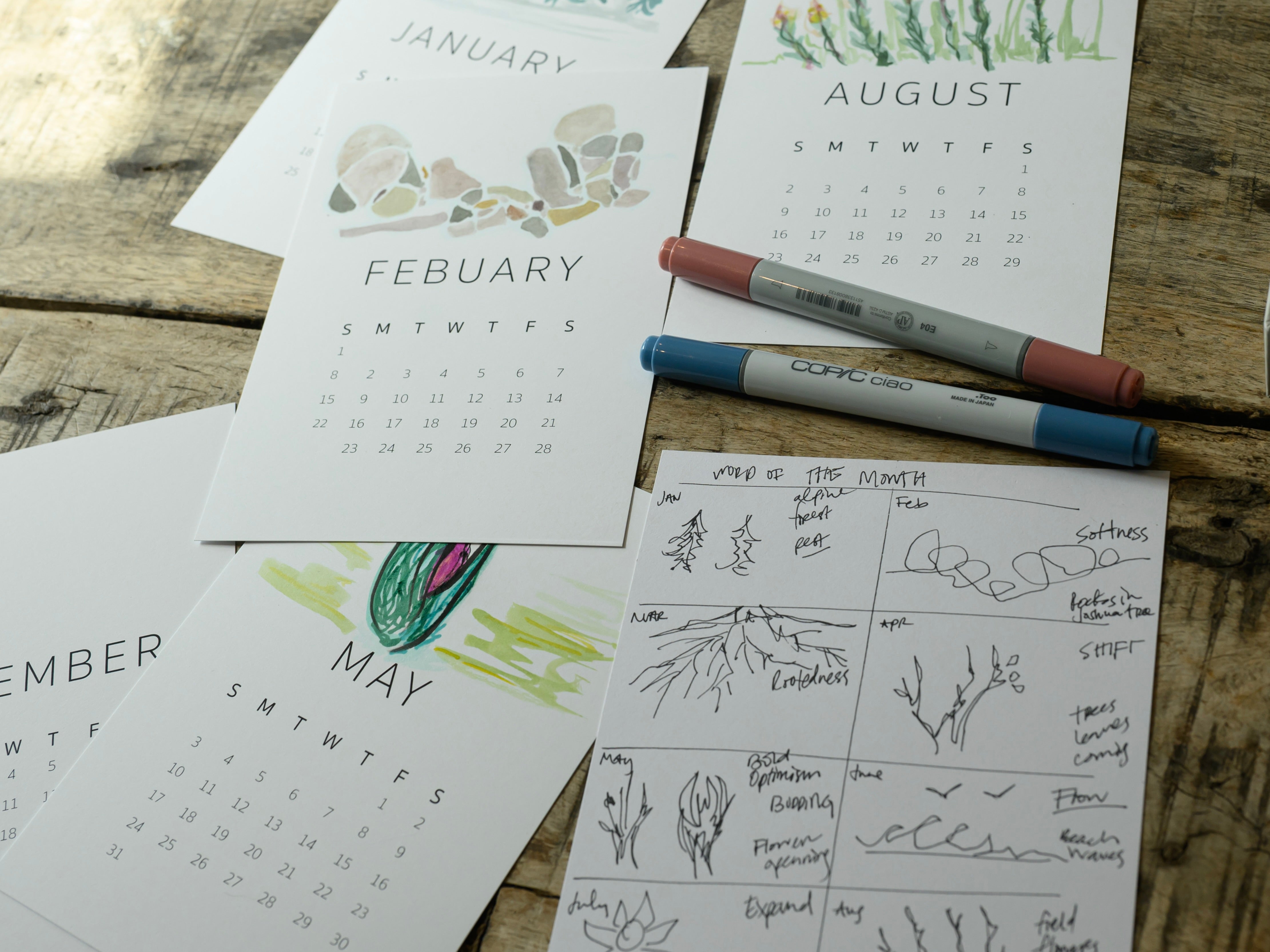 Paint & Plan: 2026 Mixed Media Calendar Workshop (12/4)