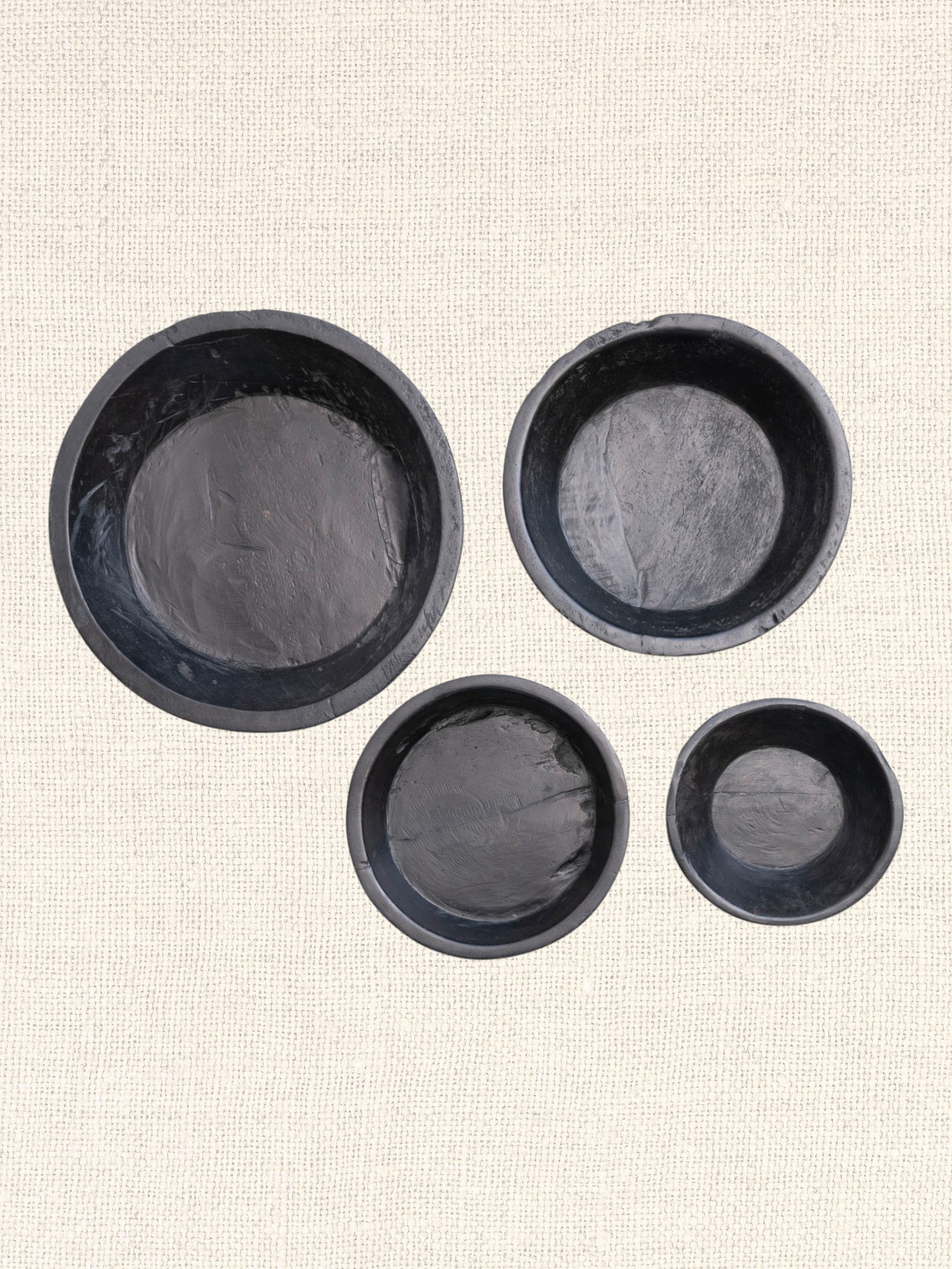 Reclaimed Wood Vintage Bowls| Black