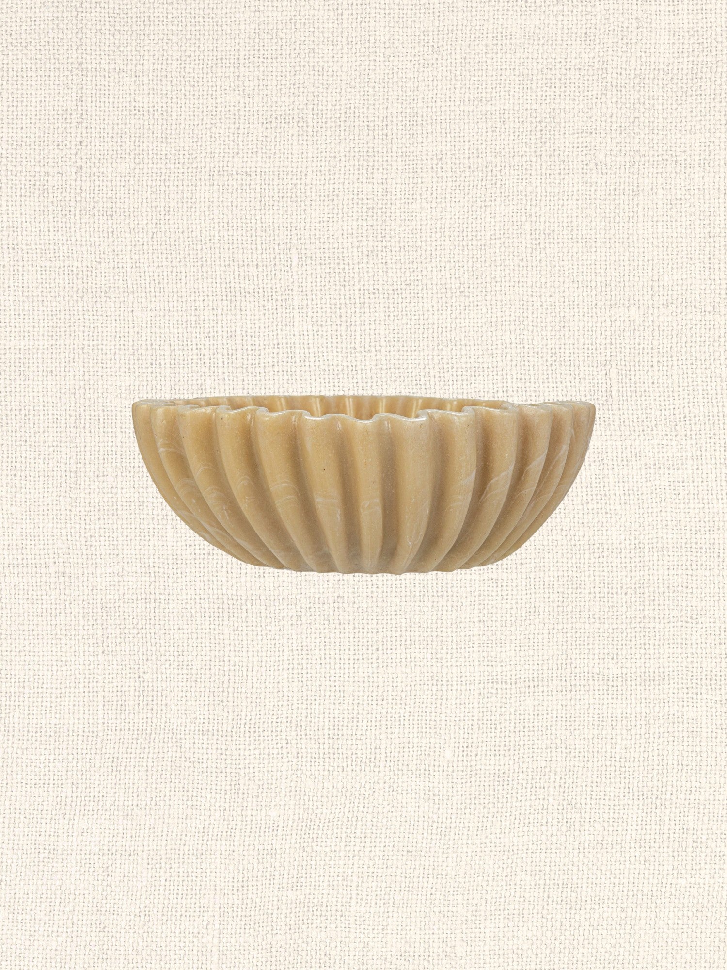 Decorative Resin Pleated Bowl