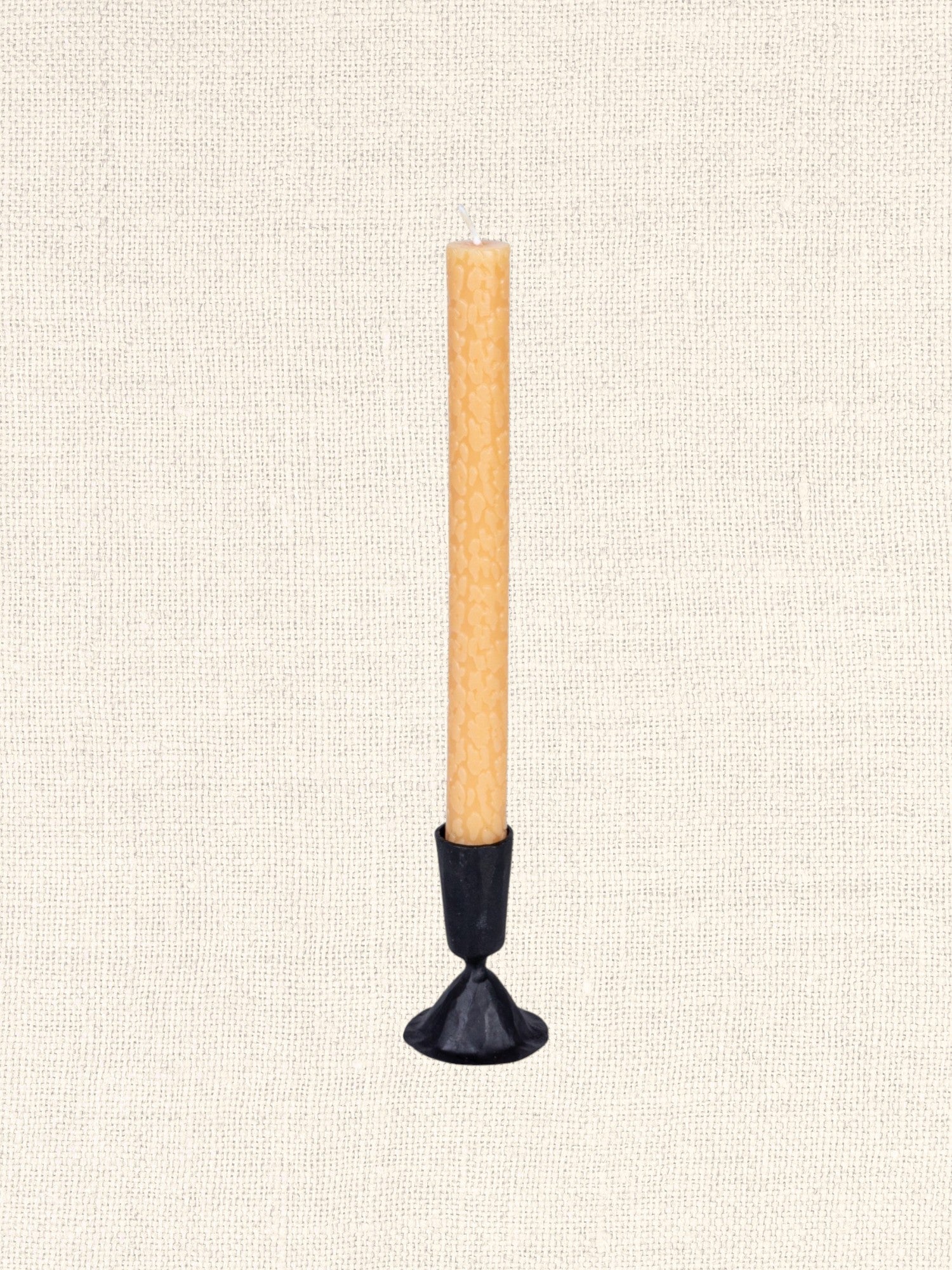 Hand-Forged Cast Iron Taper Holder