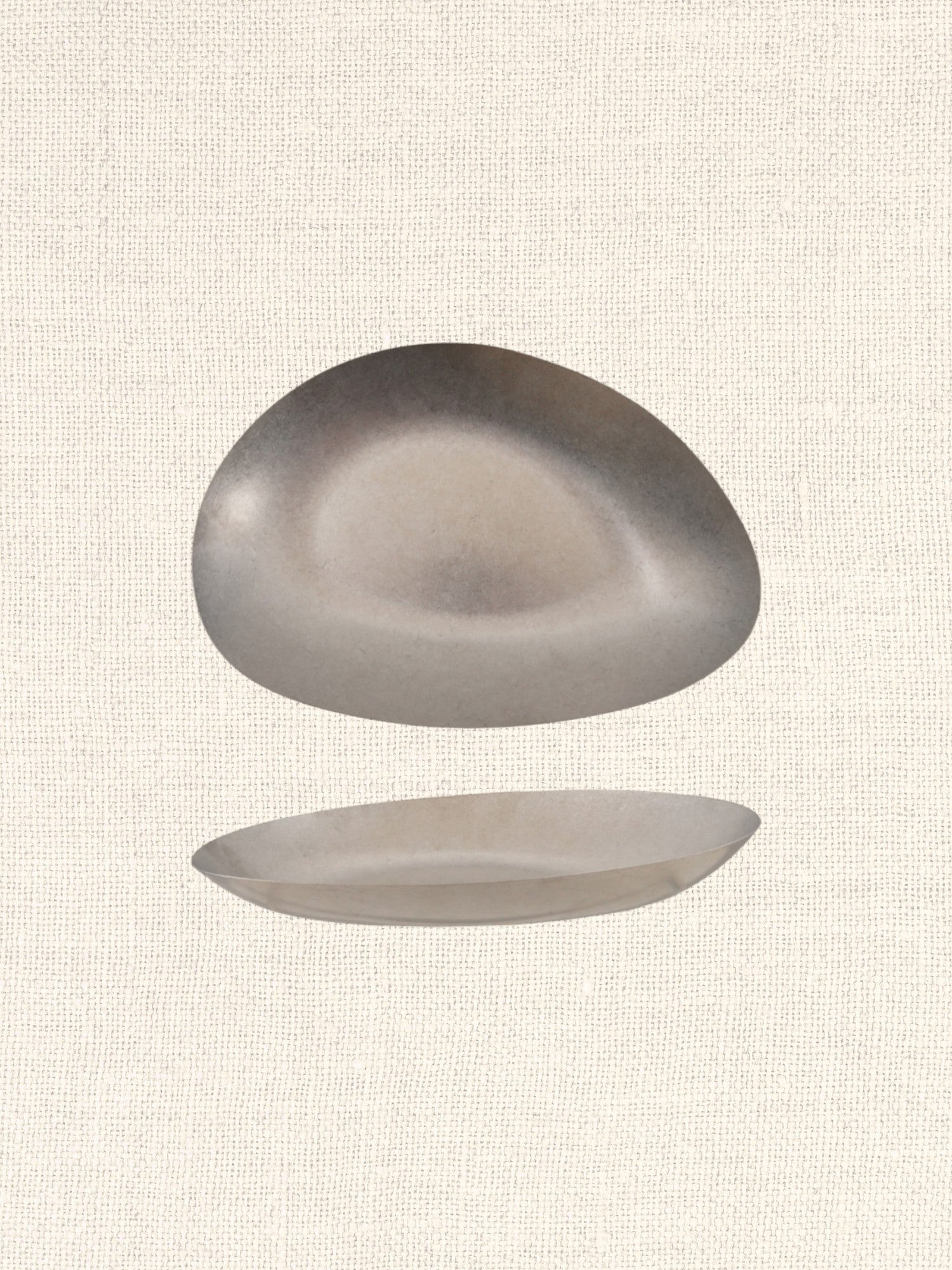 Stainless Steel Organic Shaped Platter