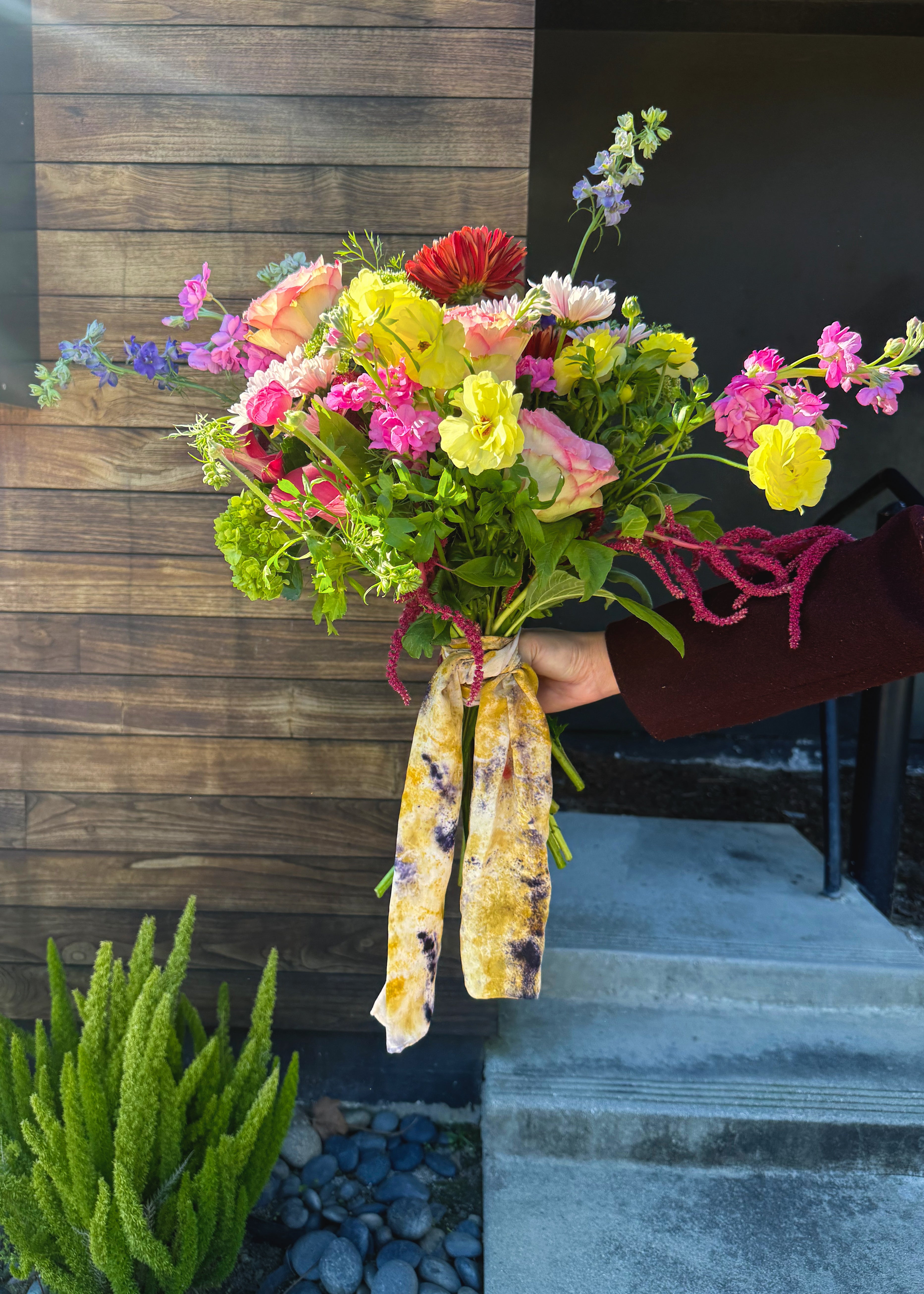 Silk & Bloom: A Natural Dyeing on Silk & Floral Bouquet Workshop (3/14)